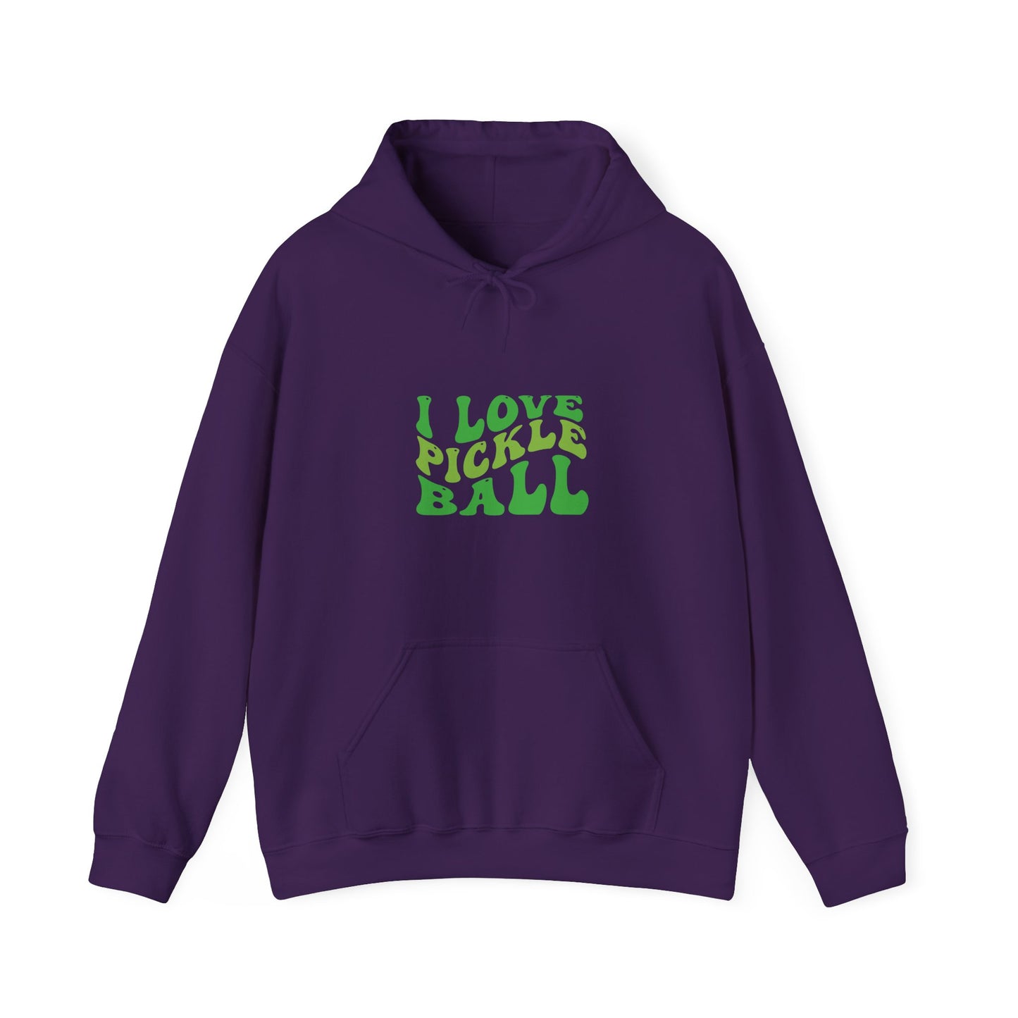 Men's Stylish Pickleball Hoodie - I Love Pickleball