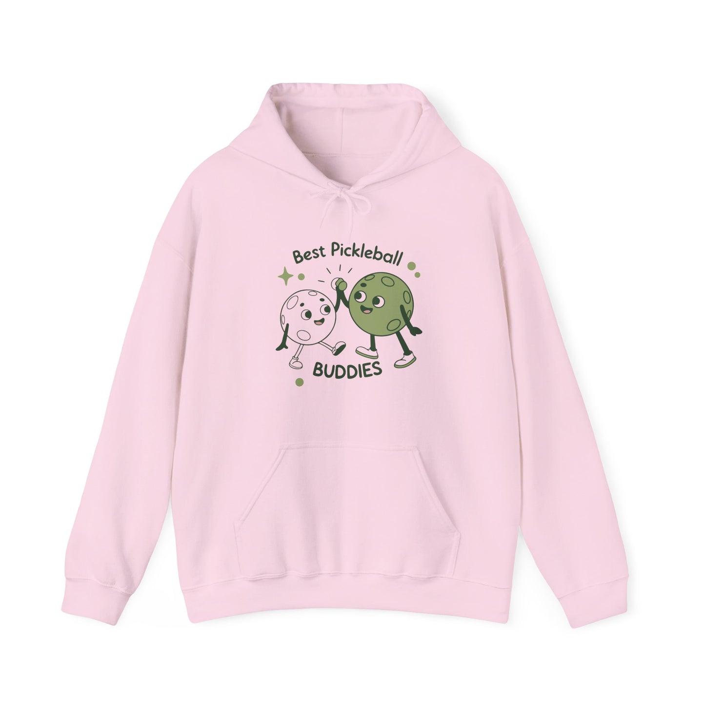 Women's Soft Pickleball Hoodie - Best Pickleball Buddies Pink