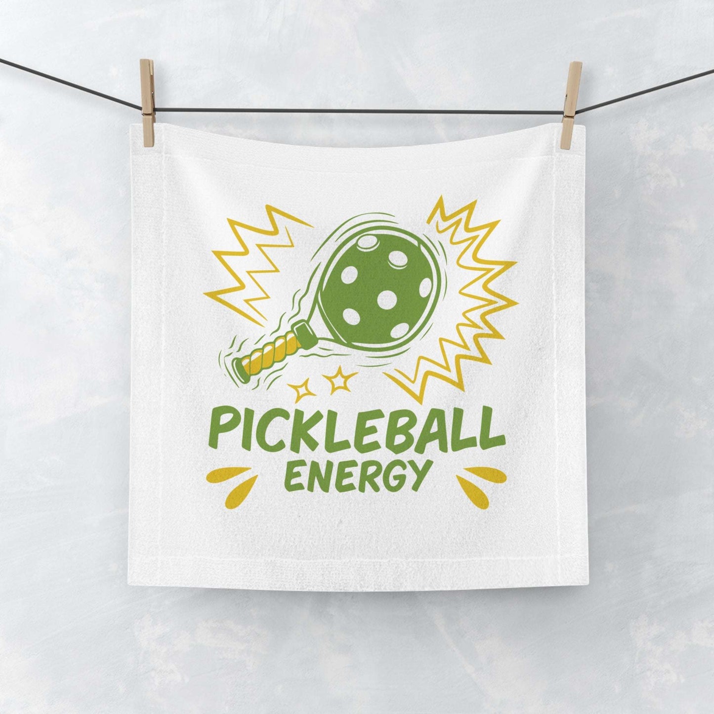 Pickleball Stylish Face Towel - Pickleball Energy