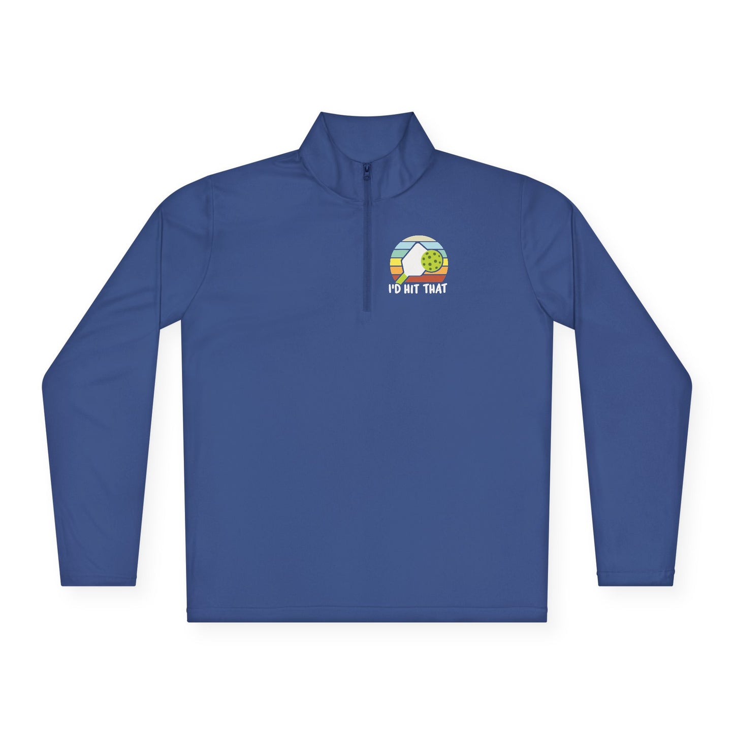 Women's Quirky Pickleball Pullover - I'd Hit That Royal