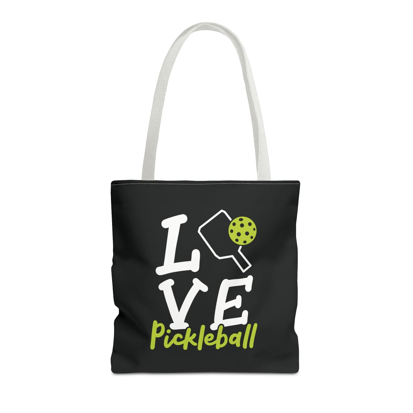 Pickleball Stylish Tote Bag - Love Pickleball White