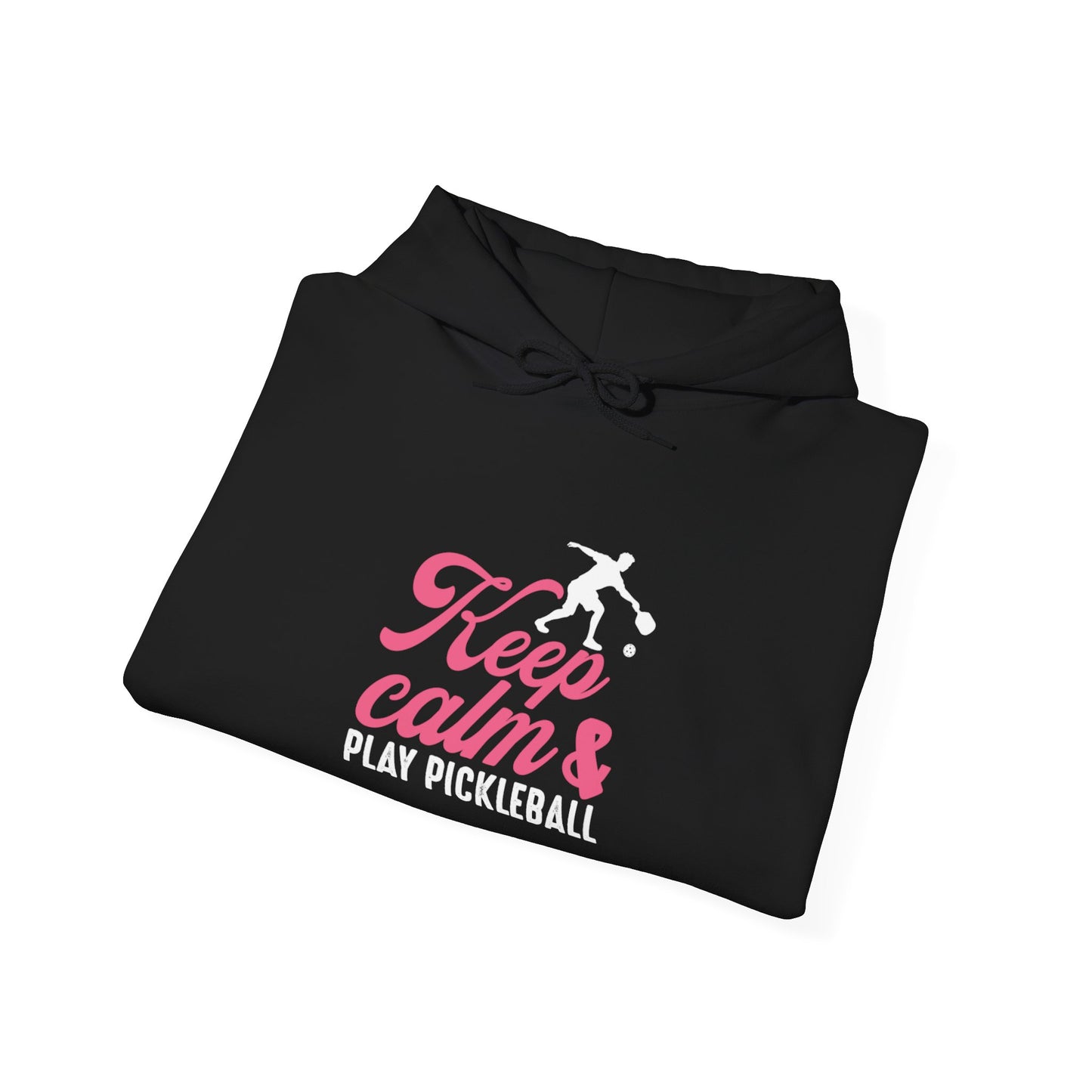 Women's Playful Pickleball Hoodie - Keep Calm & Play Pickleball