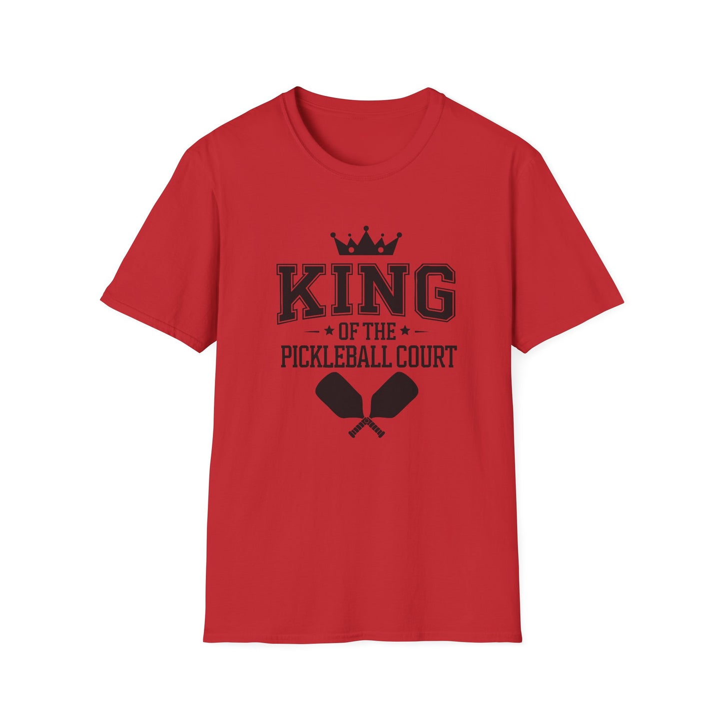 Men's Durable Pickleball T-shirt - Pickleball King Red