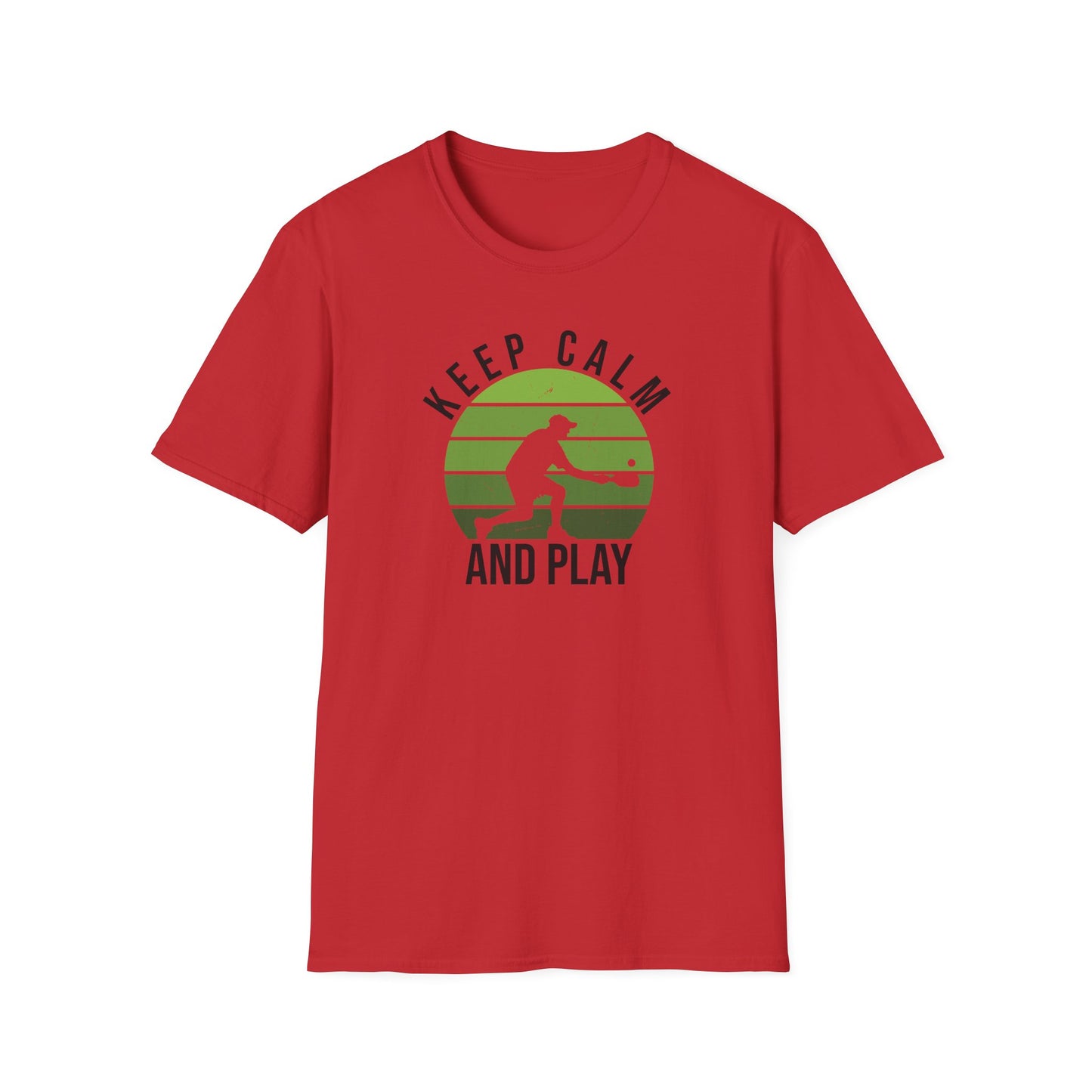 Women's Playful Pickleball T-shirt - Keep Calm and Play