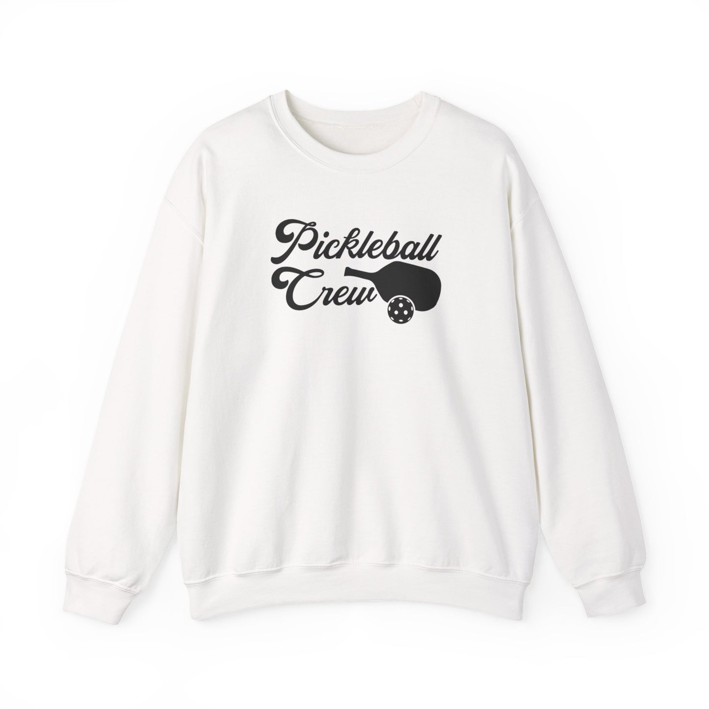Women's Sporty Pickleball Sweatshirt - Pickleball Crew White