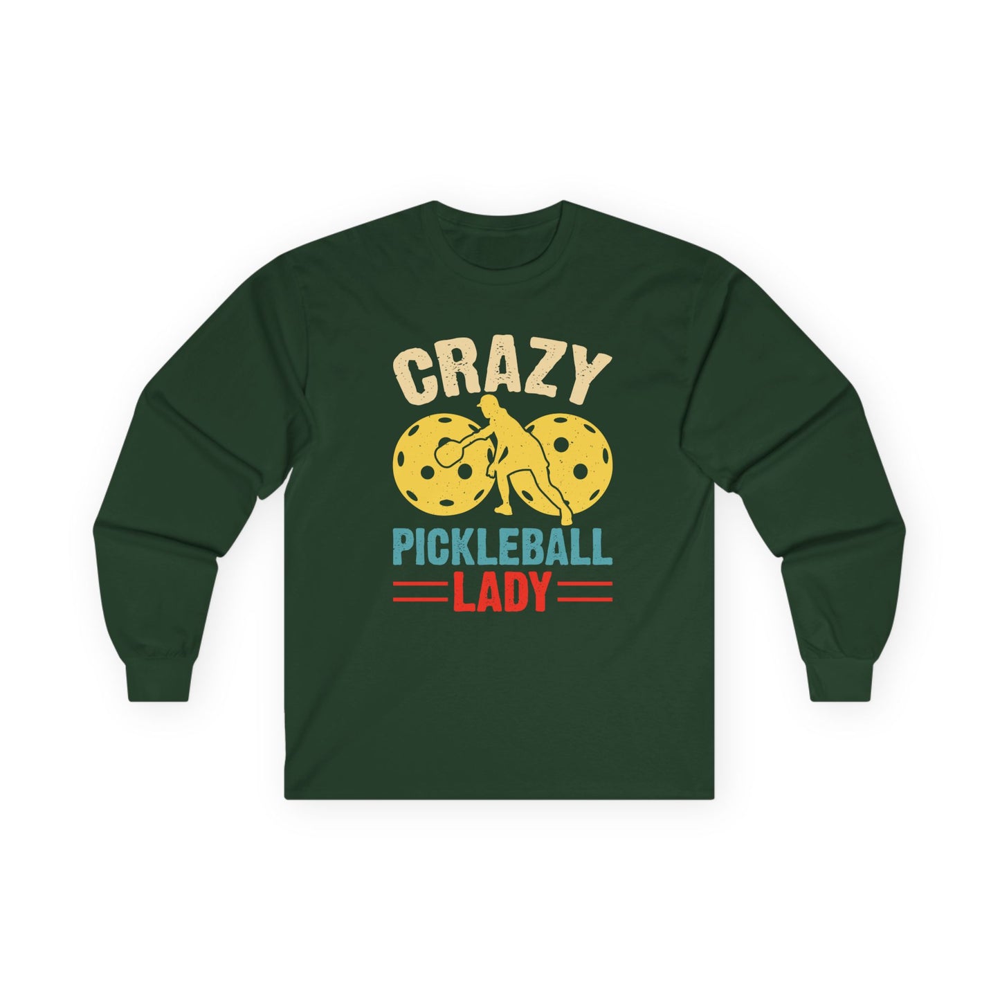 Women's Cool Pickleball Long Sleeves top - Crazy Pickleball Lady