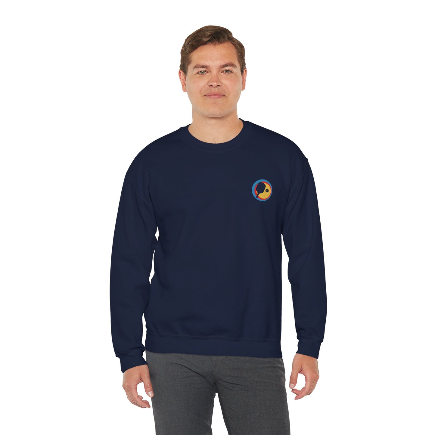 Men's Cool Pickleball Sweatshirt - Eat Sleep Pickleball Repeat Retro