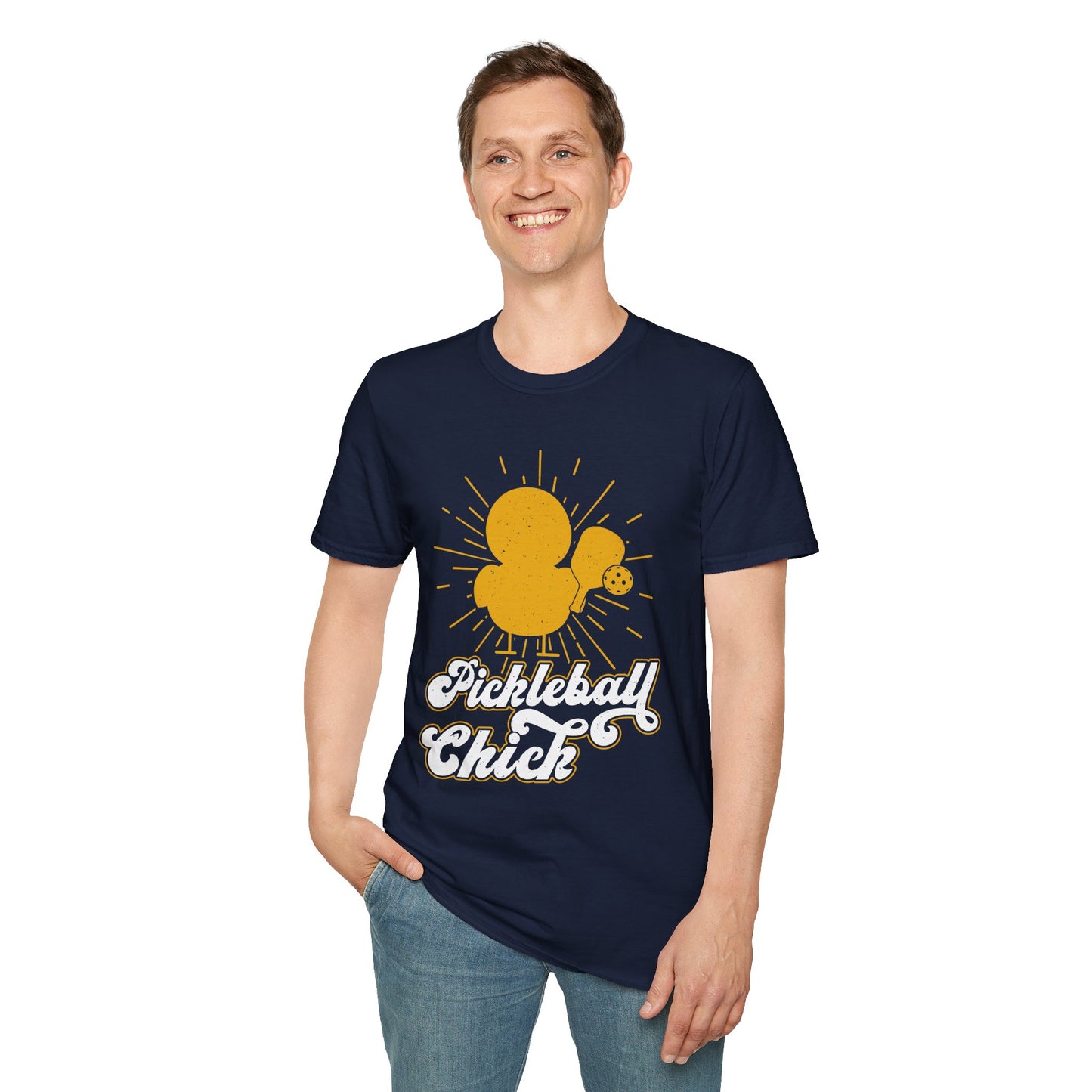 Men's Funny Pickleball T-shirt - Pickleball Chick
