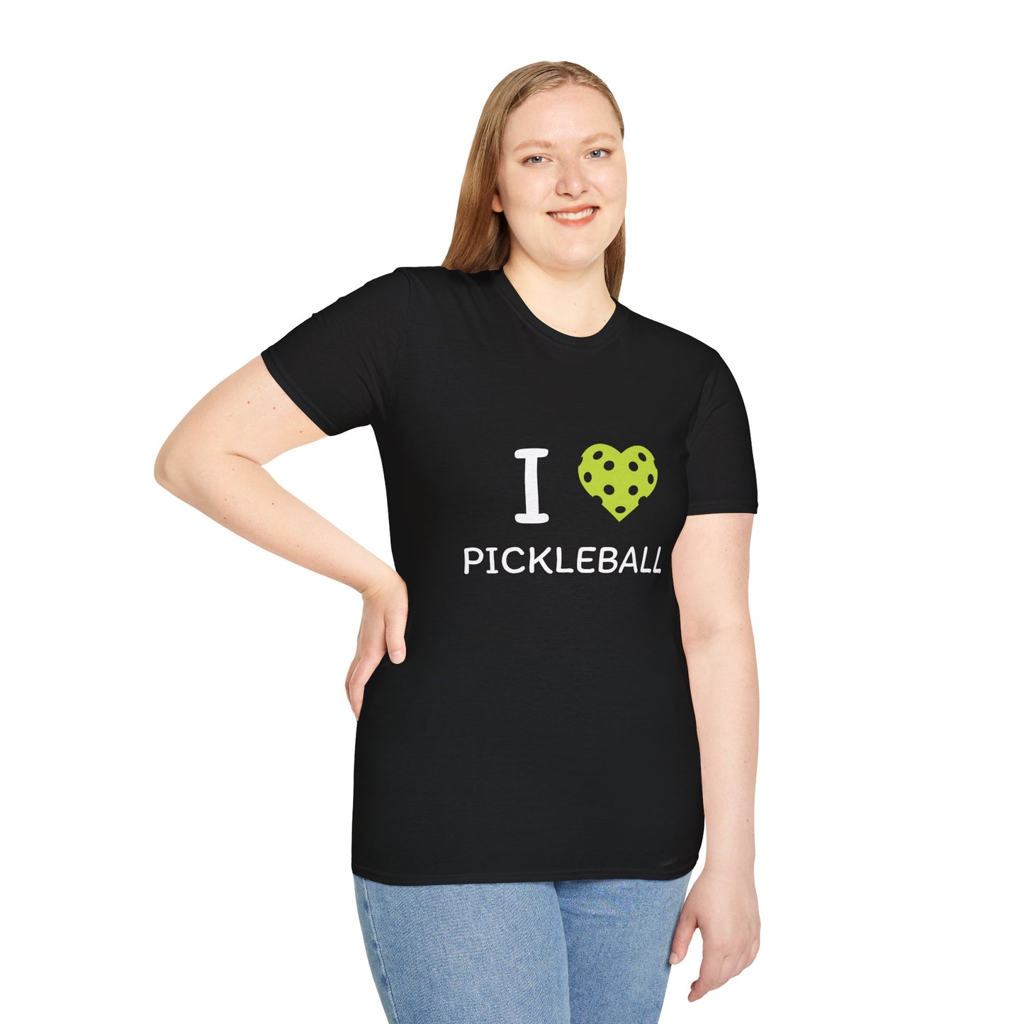 Women's Funny Pickleball T-Shirt - Heart