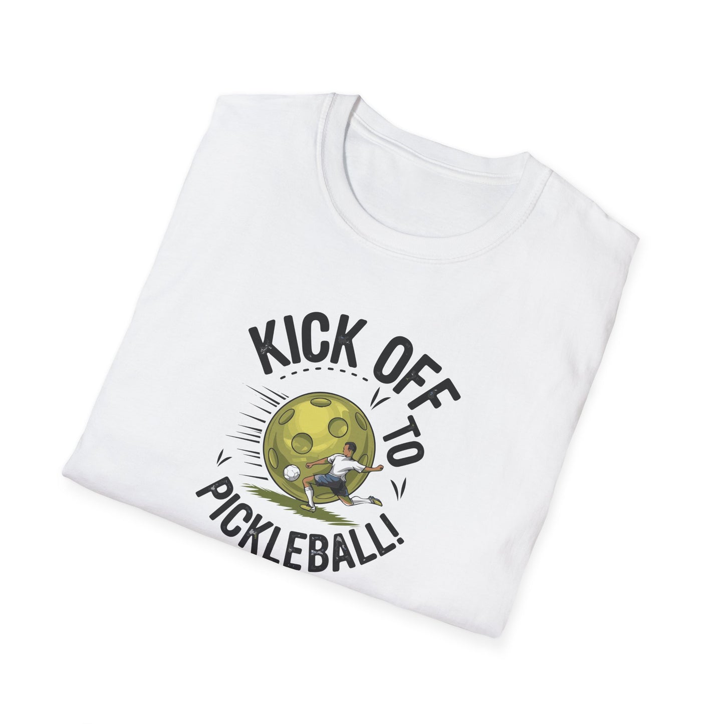 Men's Durable Pickleball T-shirt - Kick Off to Pickleball