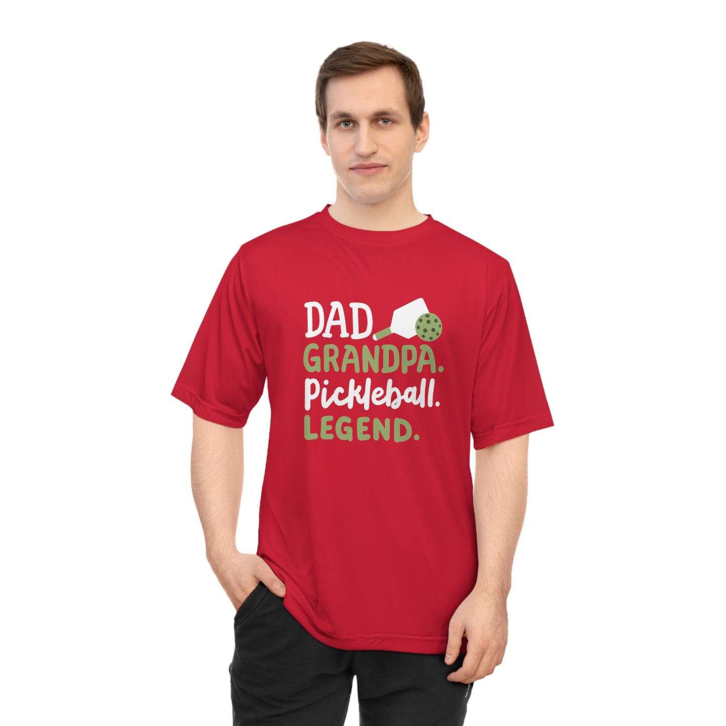 Men's Lightweight Pickleball T-shirt - Dad Grandpa Pickleball Legend