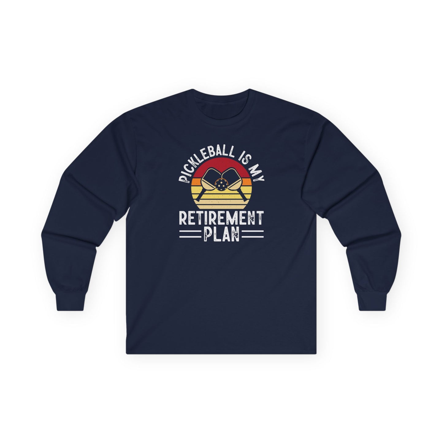 Women's Pickleball Long Sleeves top - Pickleball Is My Retirement Plan Navy