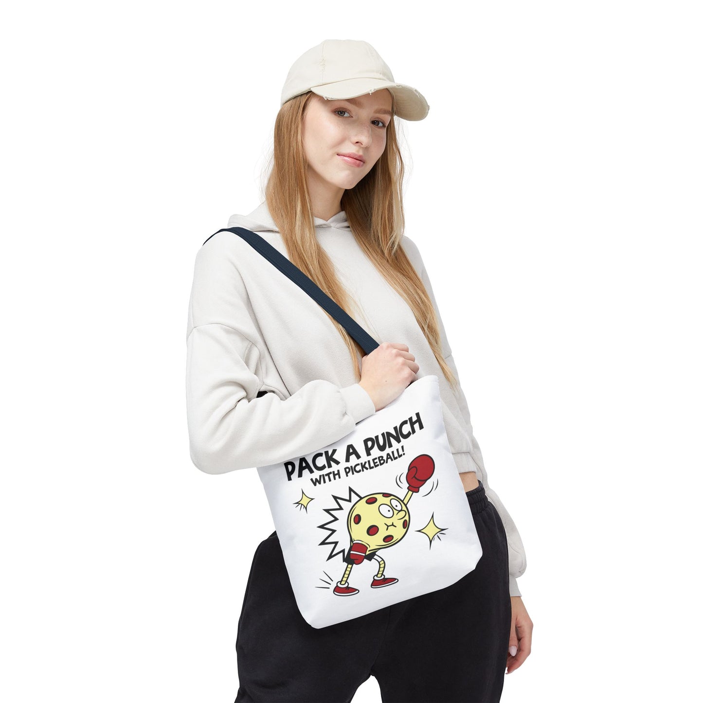 Pickleball Stylish Tote Bag - Pack a Punch with Pickleball