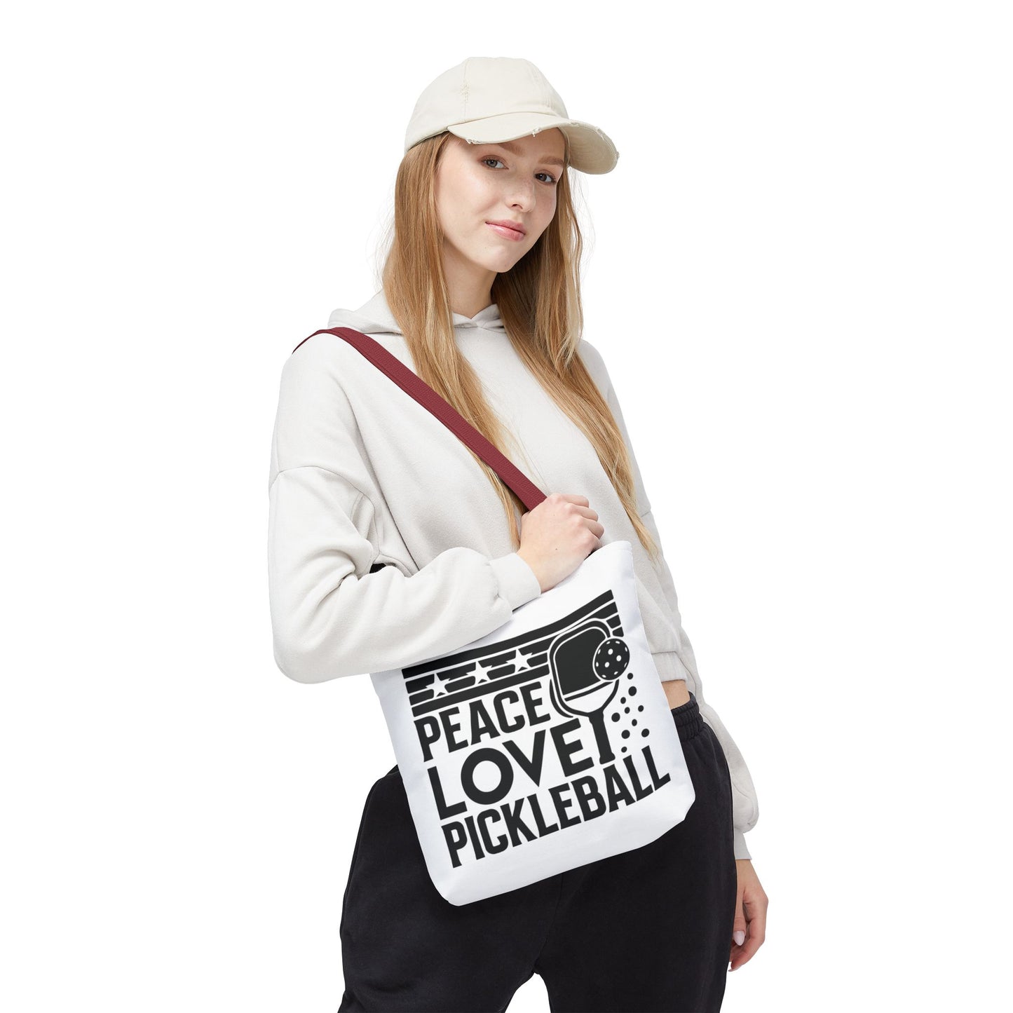 Pickleball Bold Tote Bag - Peace Love Pickleball