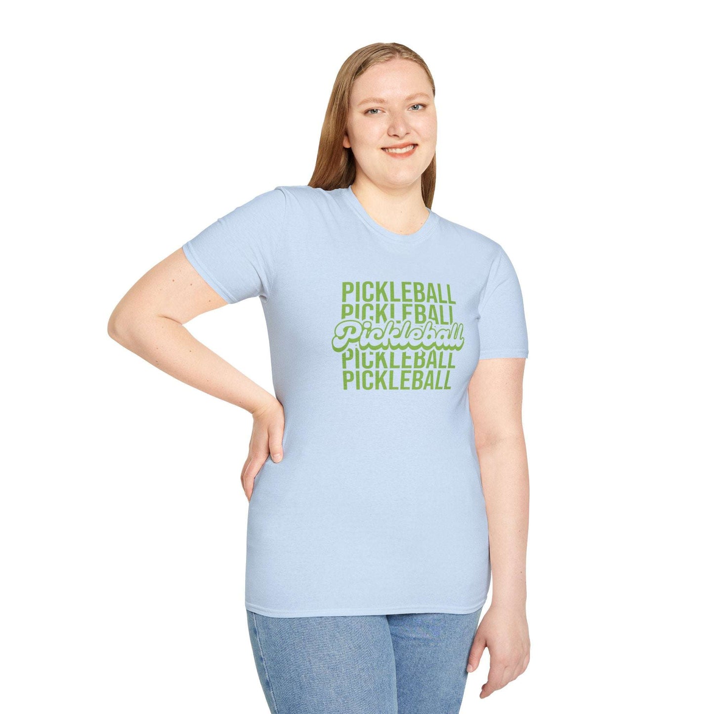 Women's Fun Pickleball T-shirt - Pickleball Repeat