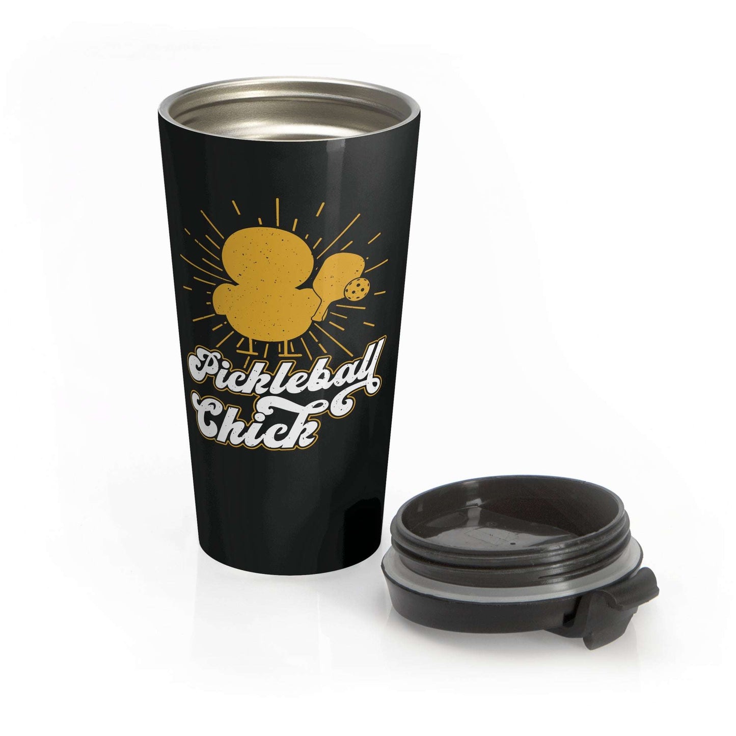 Pickleball Durable Travel Mug - Pickleball Chick