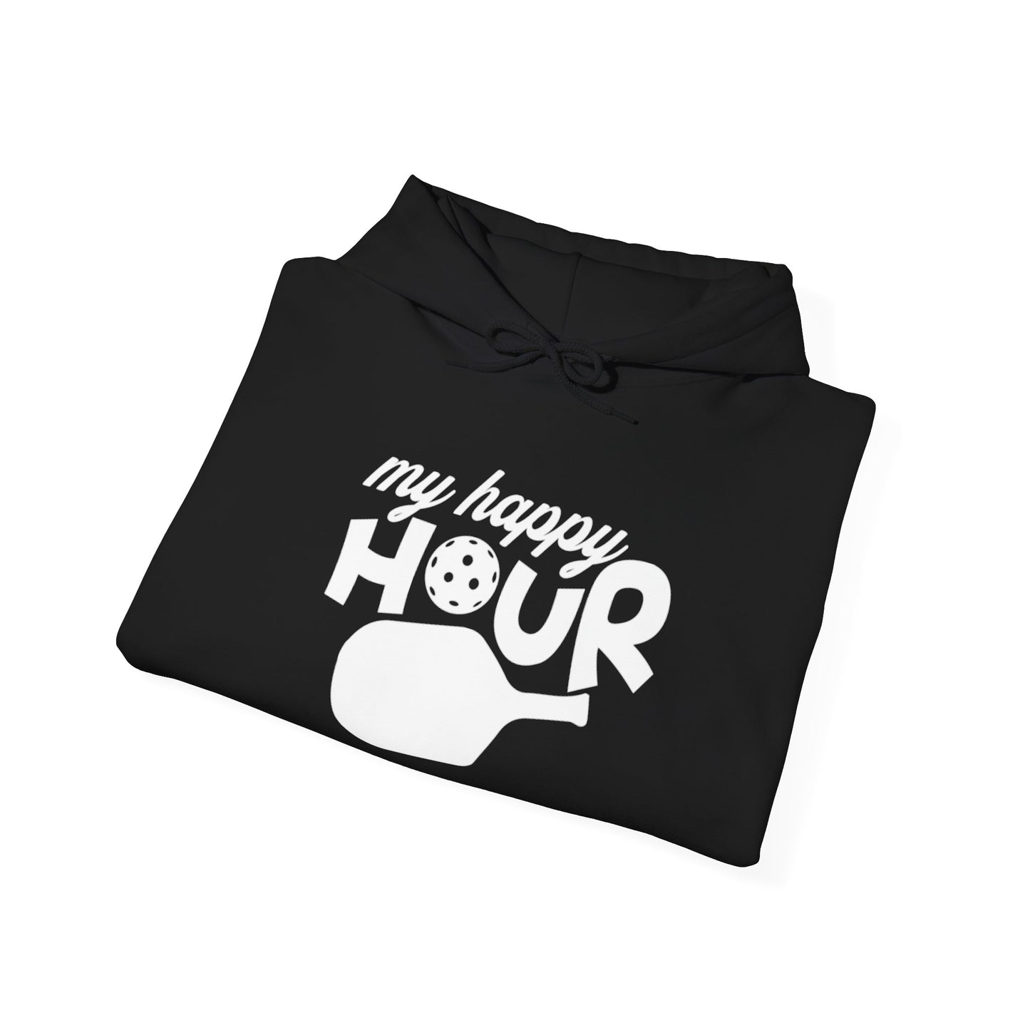 Men's Durable Pickleball Hoodie - My Happy Hour