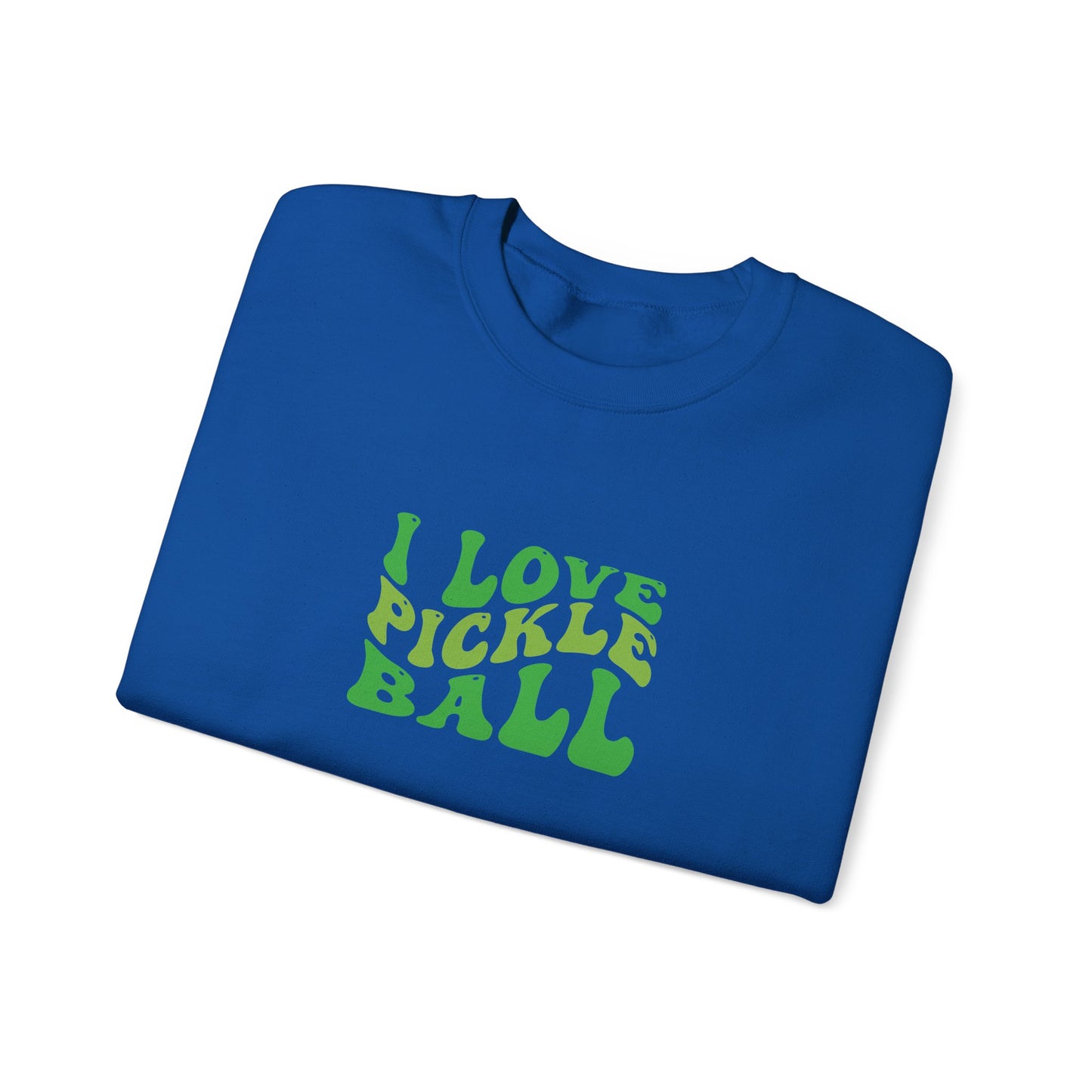 Women's Soft Pickleball Sweatshirt - I Love Pickleball