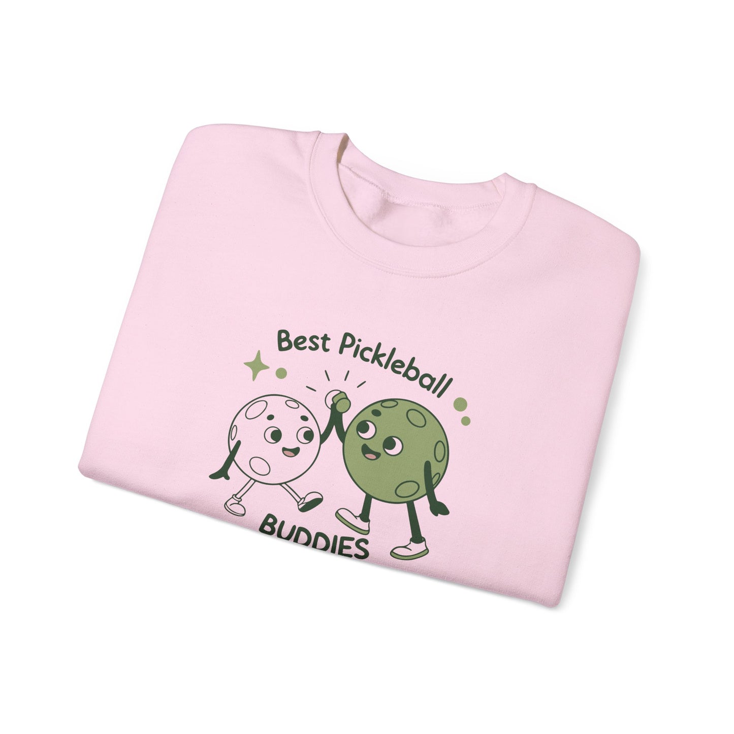 Women's Cute Pickleball Sweatshirt - Best Pickleball Buddies