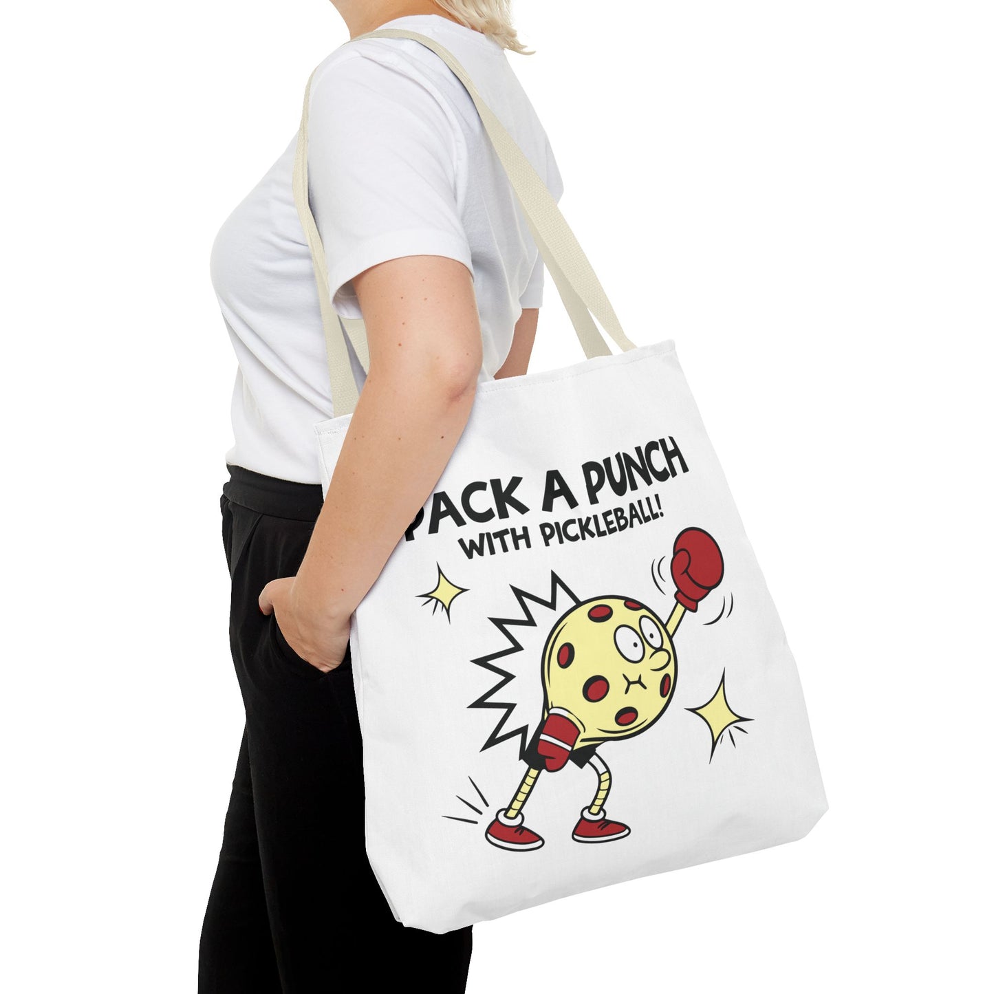 Pickleball Stylish Tote Bag - Pack a Punch with Pickleball