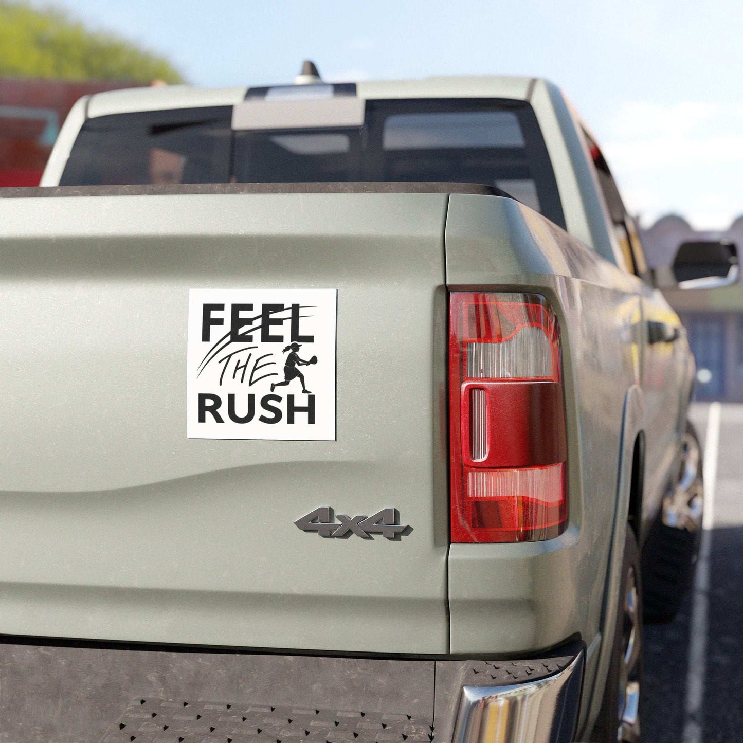 Pickleball Fun Car Magnet - Feel the Rush