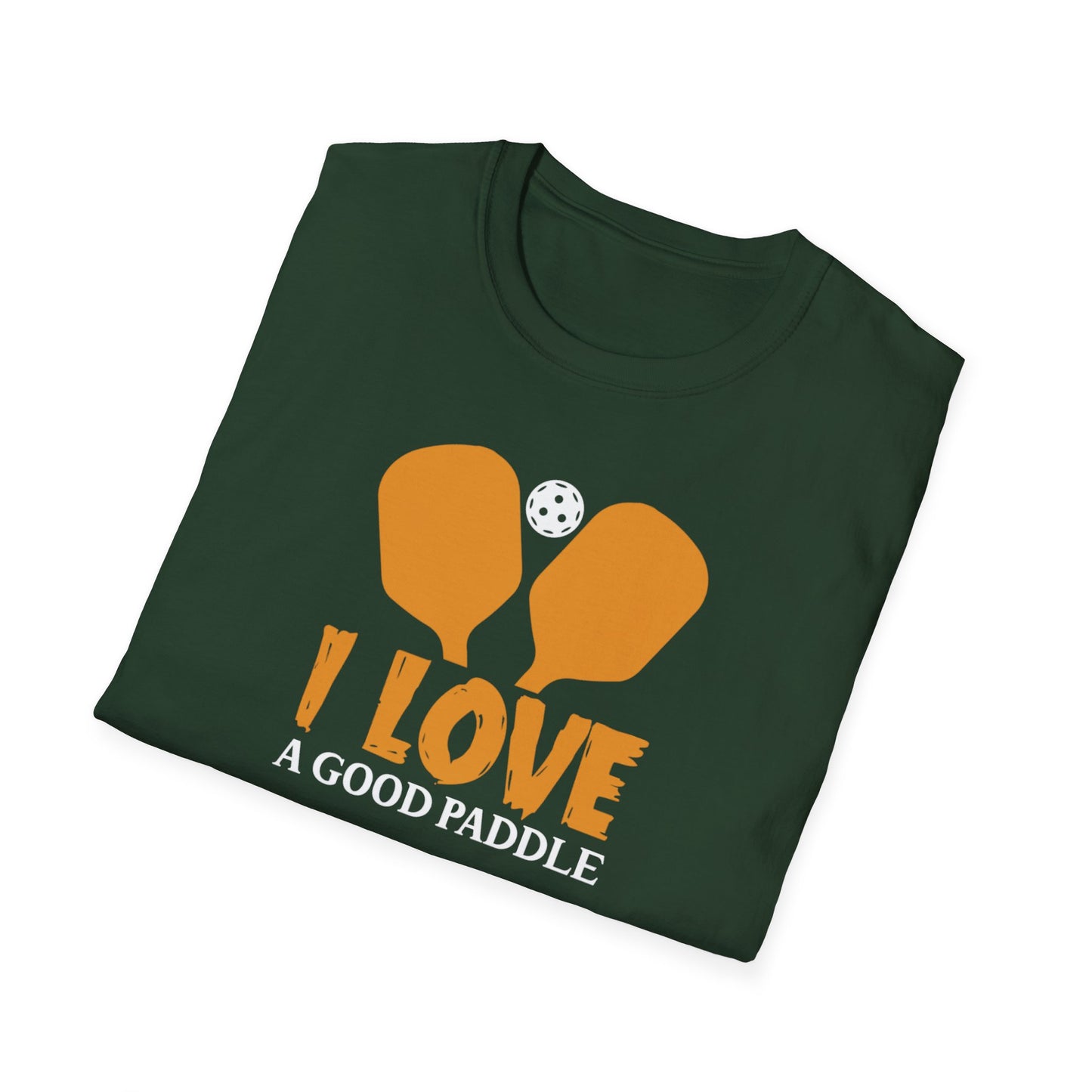 Men's Playful Pickleball T-shirt - I Love a Good Paddle