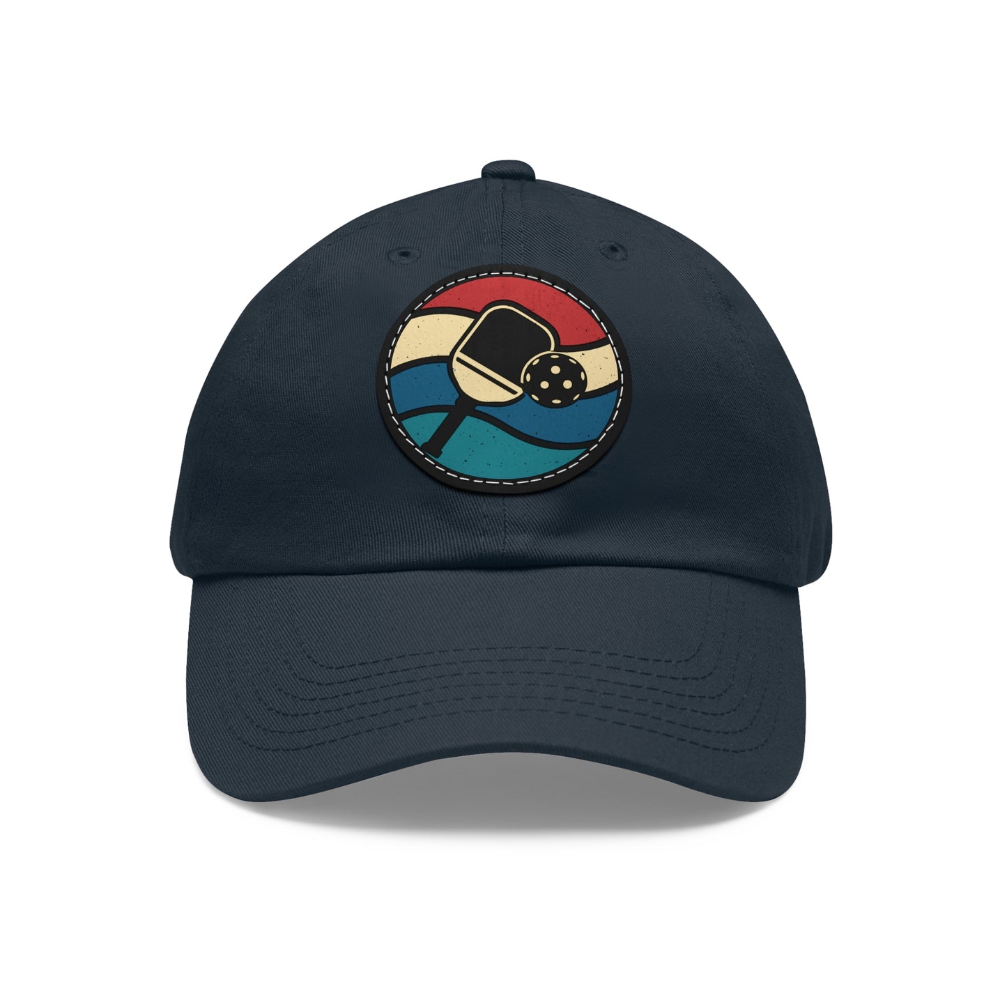 Pickleball Cool Cap - Pickleball Logo Retro Navy