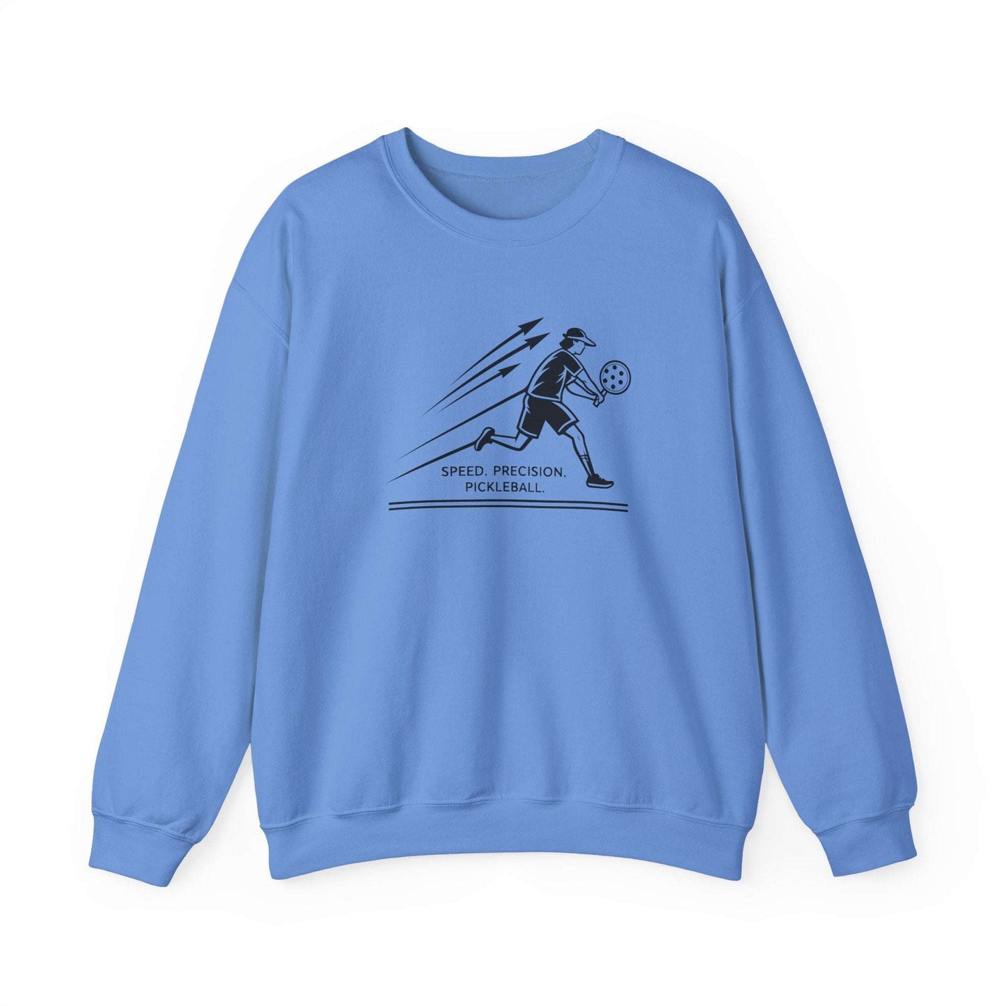 Men's Comfy Pickleball Sweatshirt - Speed. Precision. Pickleball. Blue