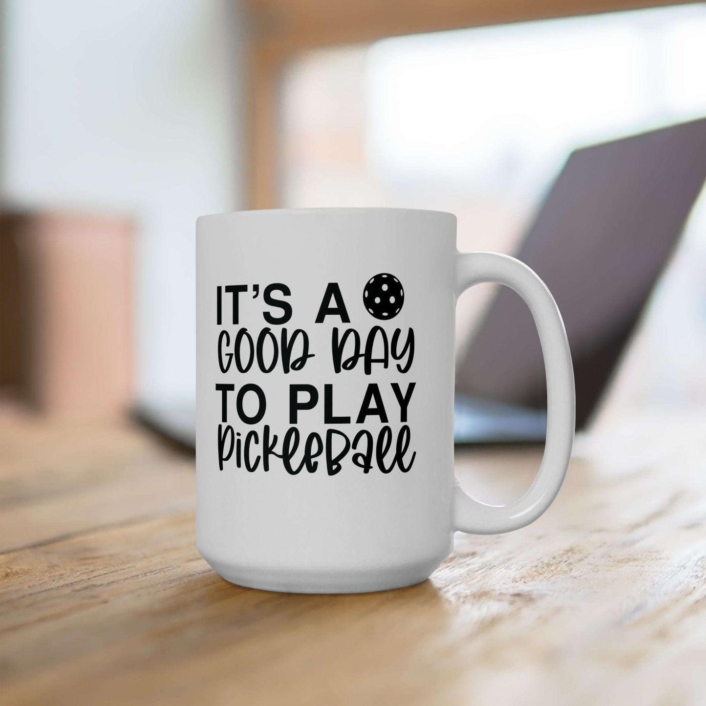 Pickleball Cheerful Mug - It's a Good Day to Play Pickleball