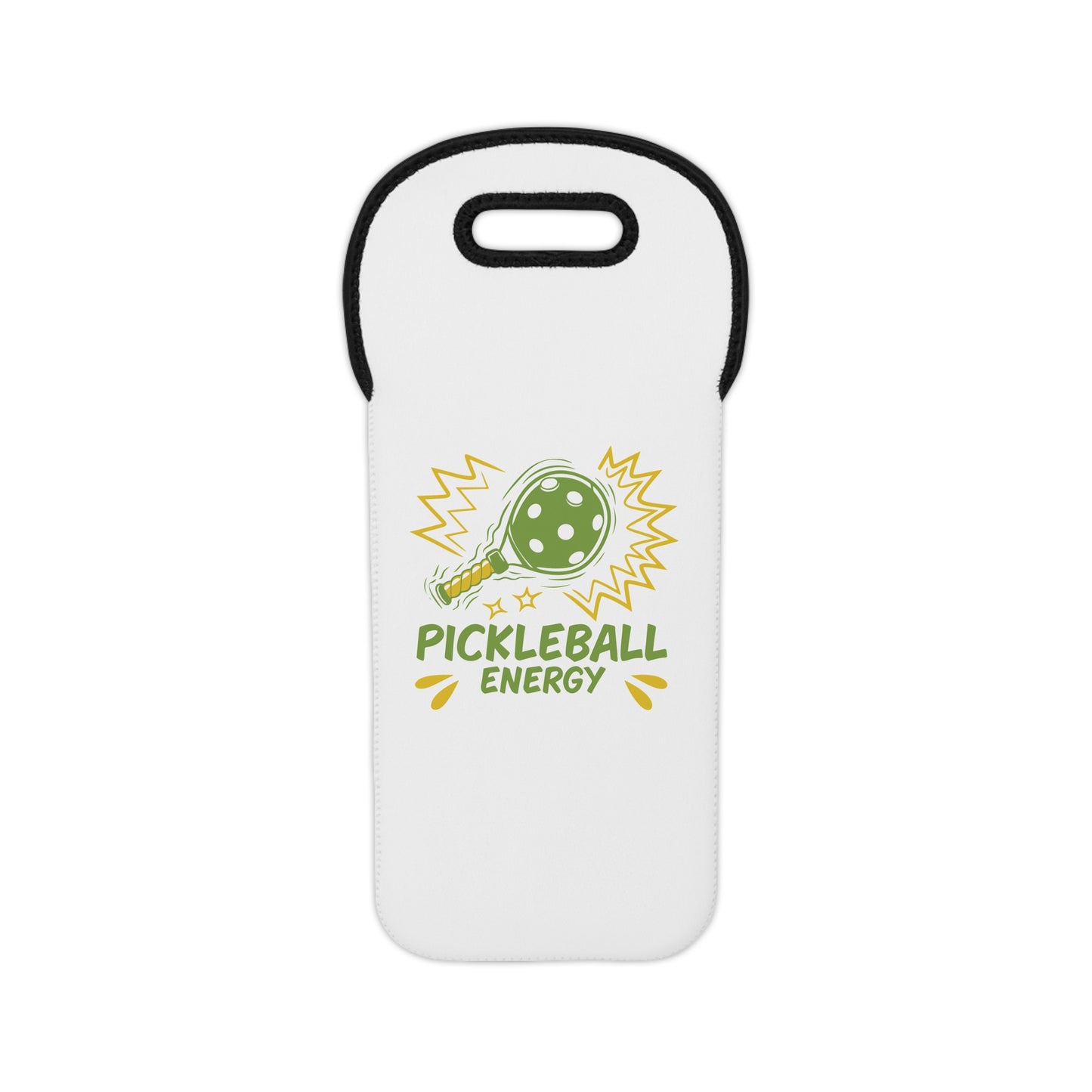Pickleball Fun Wine Tote Bag - Pickleball Energy