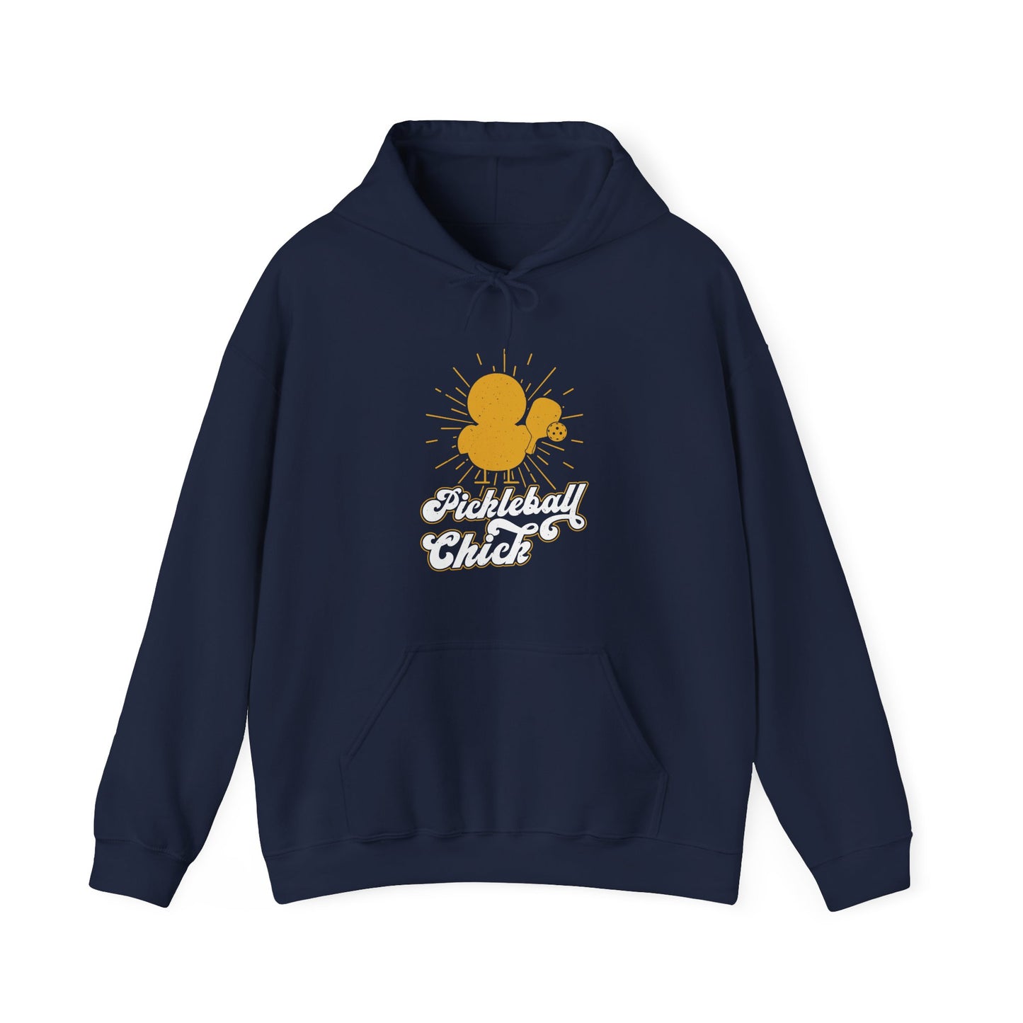 Women's Cool Pickleball Hoodie - Pickleball Chick Navy