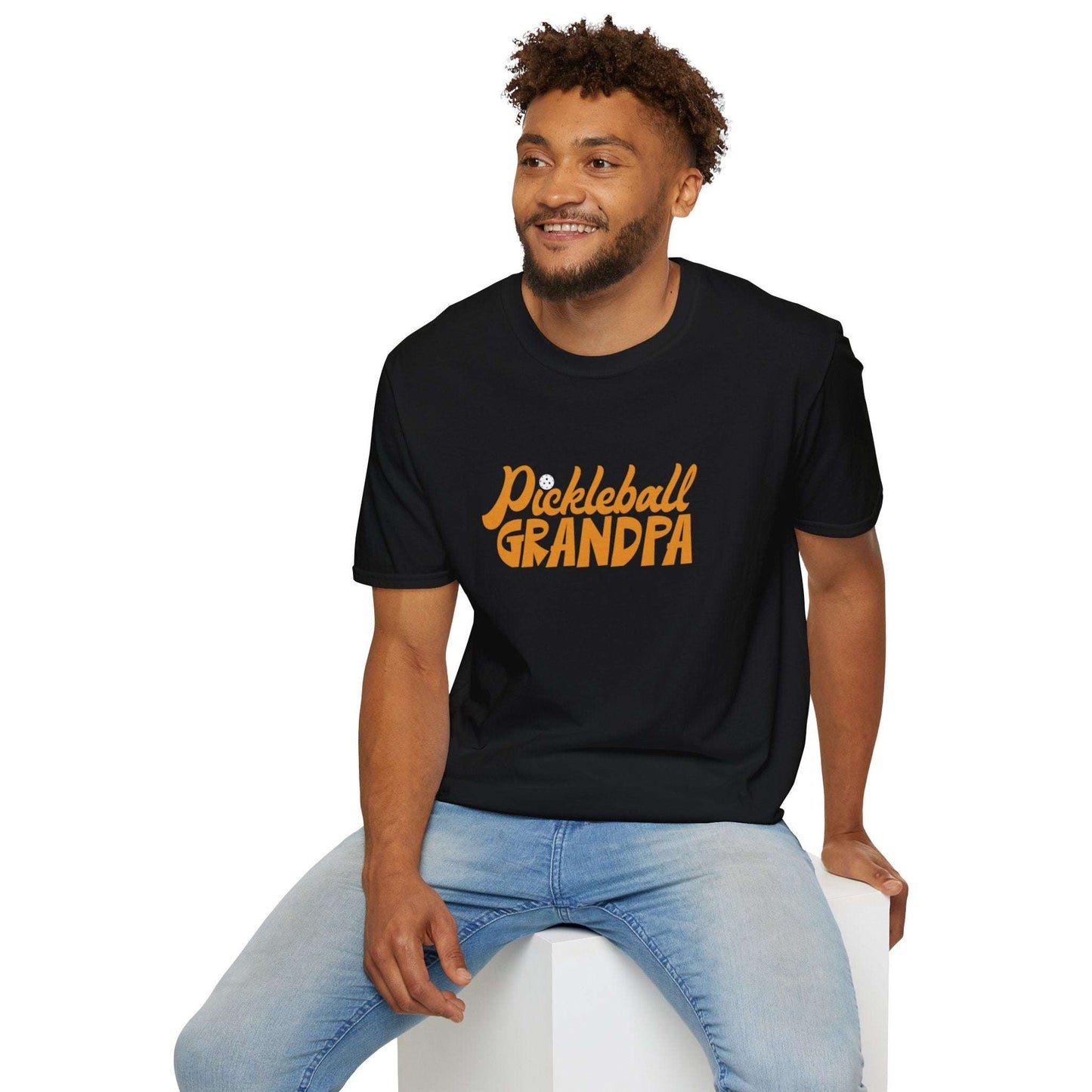 Men's Comfy Pickleball T-shirt - Pickleball Grandpa