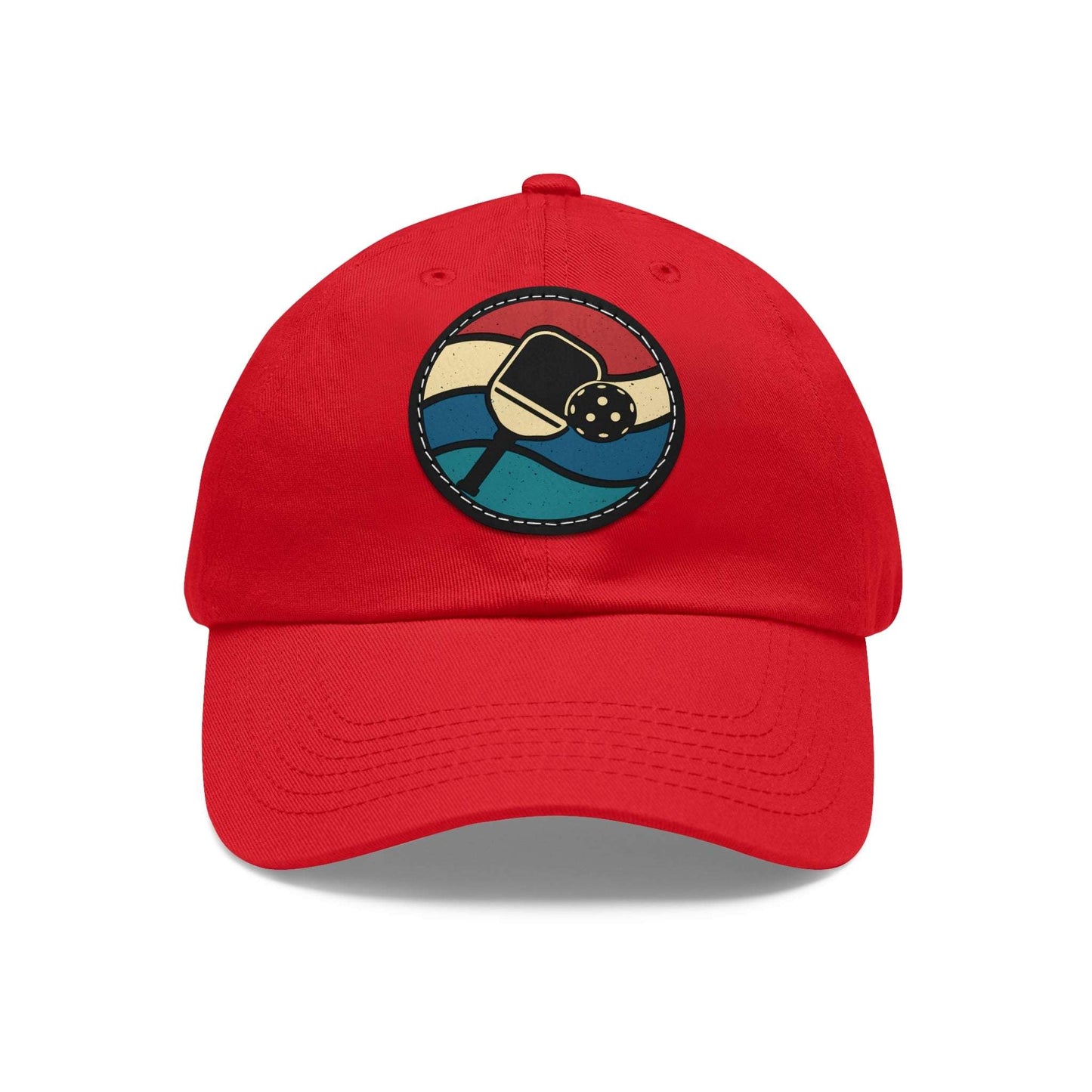 Pickleball Cool Cap - Pickleball Logo Retro Red