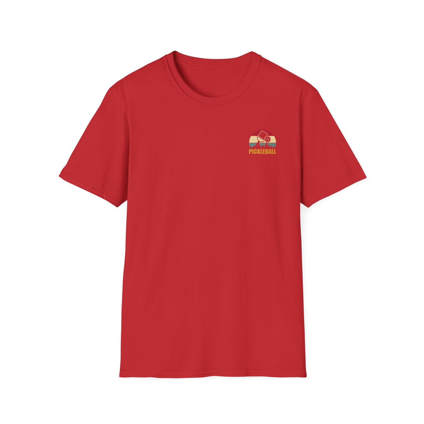 Men's Durable Pickleball T-shirt - Pickleball Is My Retirement Plan