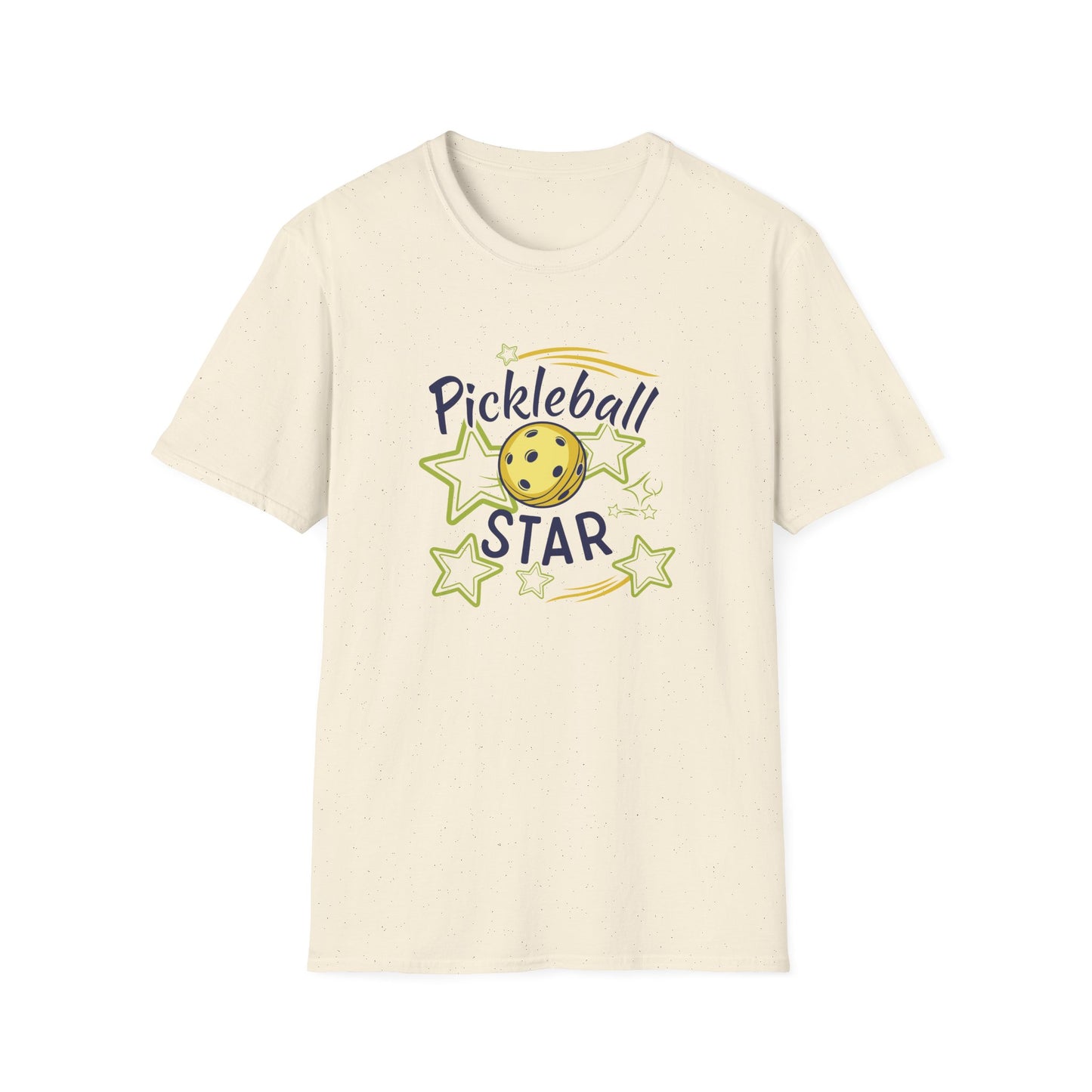 Women's Delightful Pickleball T-shirt - Pickleball Star Beige