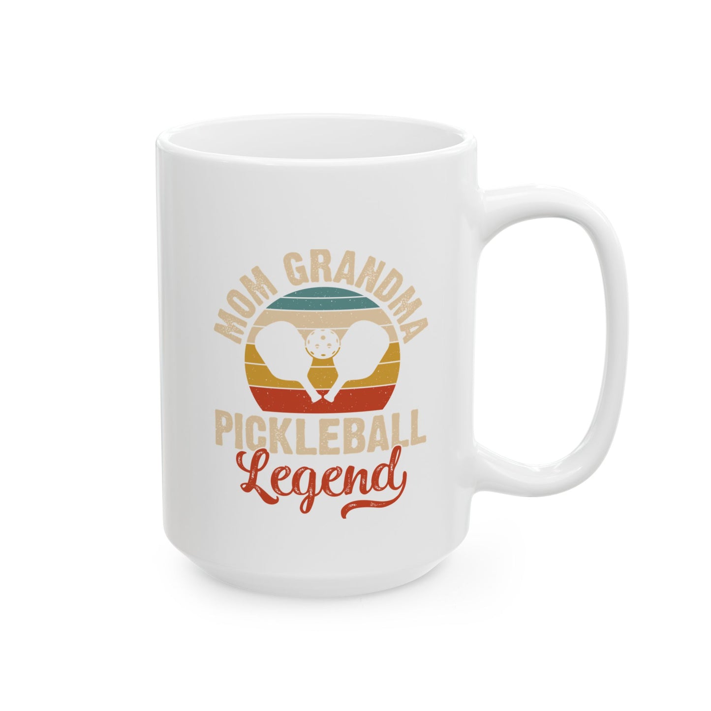 Funny Pickleball Mug - Mom grandma pickleball legend 15oz