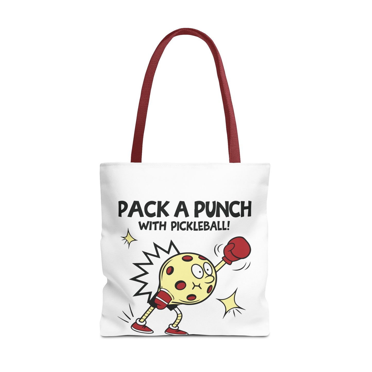 Pickleball Stylish Tote Bag - Pack a Punch with Pickleball Red