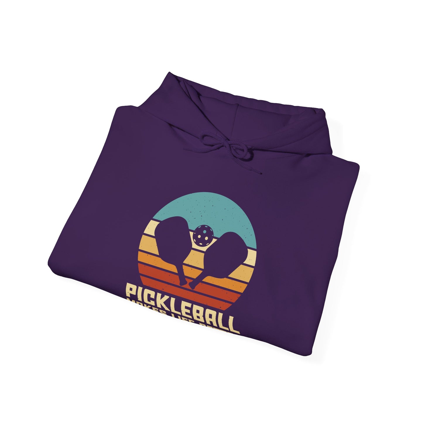 Men's Unique Pickleball Hoodie - Pickleball Make Life Better