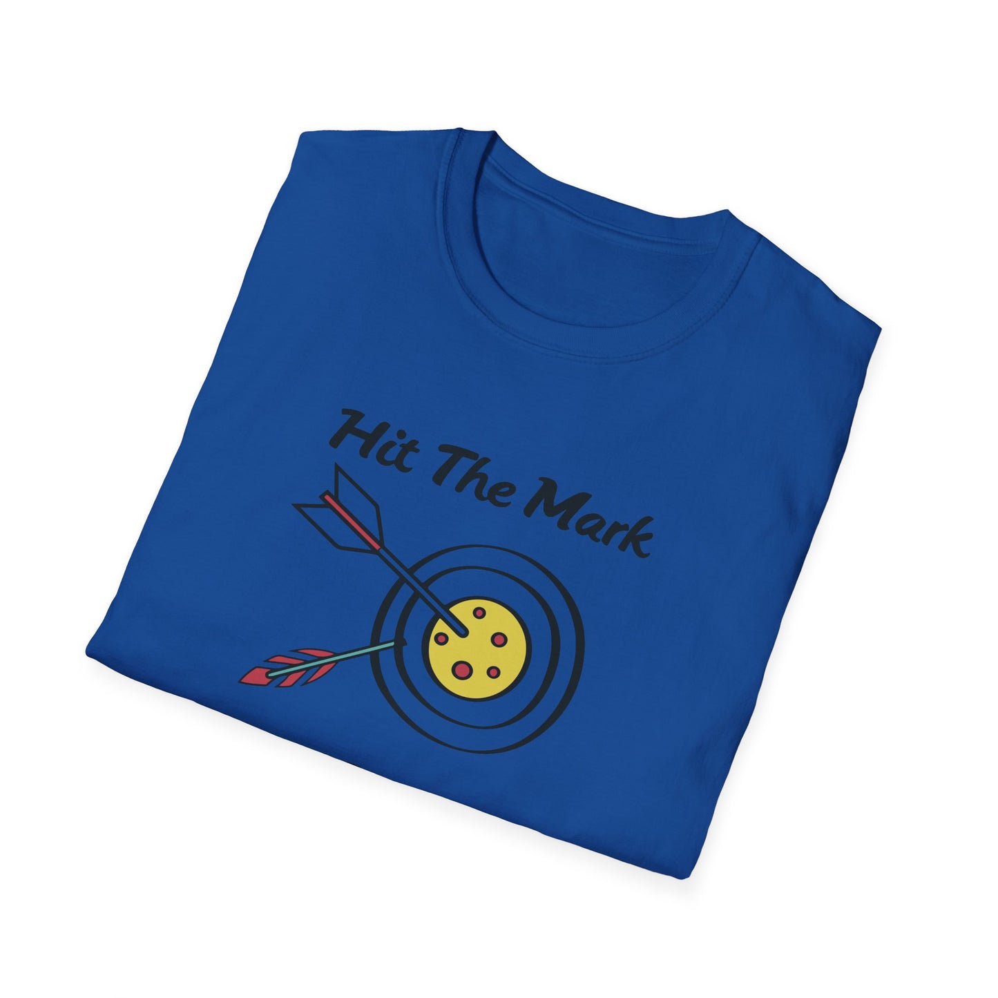 Men's Quirky Pickleball T-shirt - Hit the Mark with Pickleball