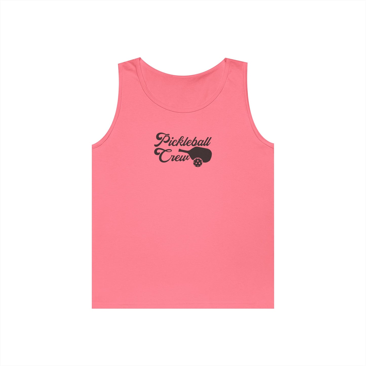 Women's Eye-Catching Pickleball Tank Top - Pickleball Crew Pink