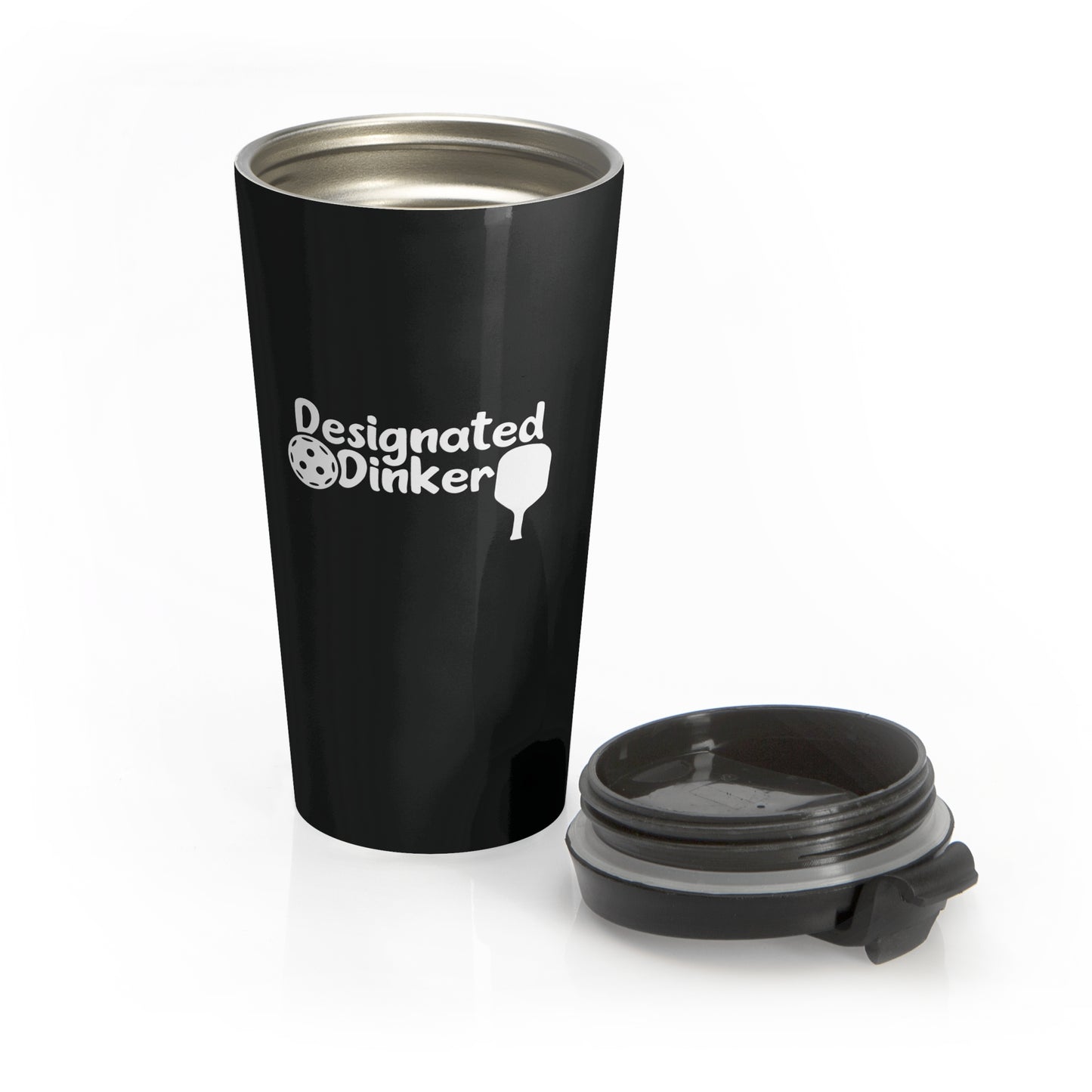 Pickleball Bold Travel Mug - Designated Dinker