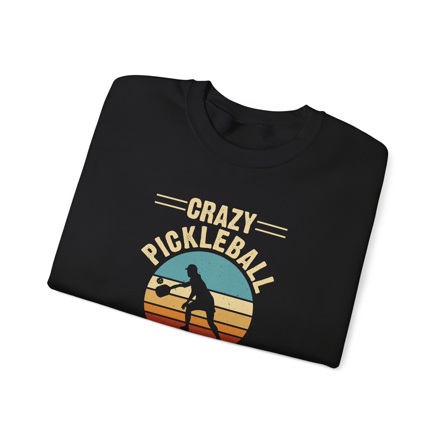 Women's Soft Pickleball Sweatshirt - Crazy Pickleball Lady