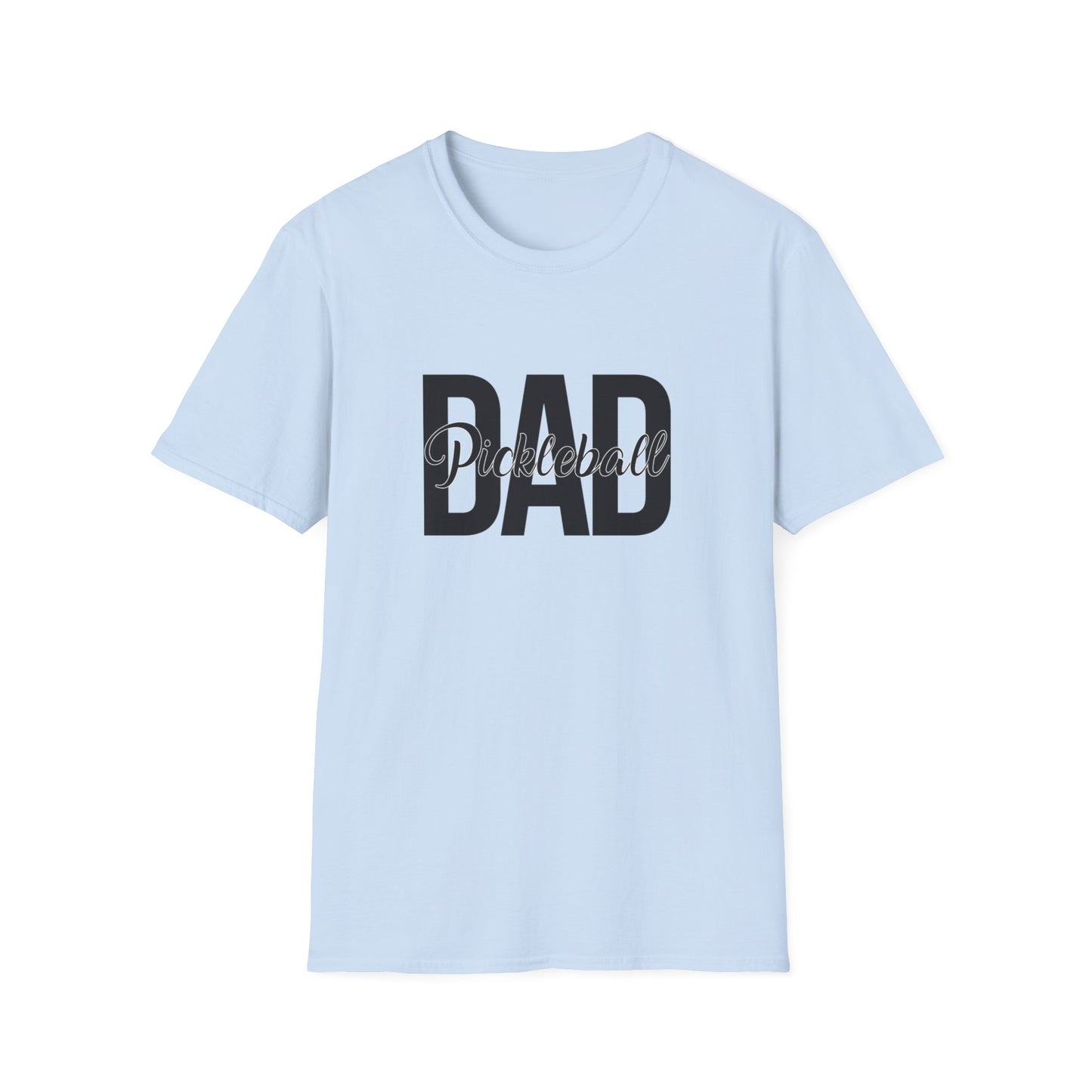 Men's Trendy Pickleball T-shirt - Pickleball Dad Blue