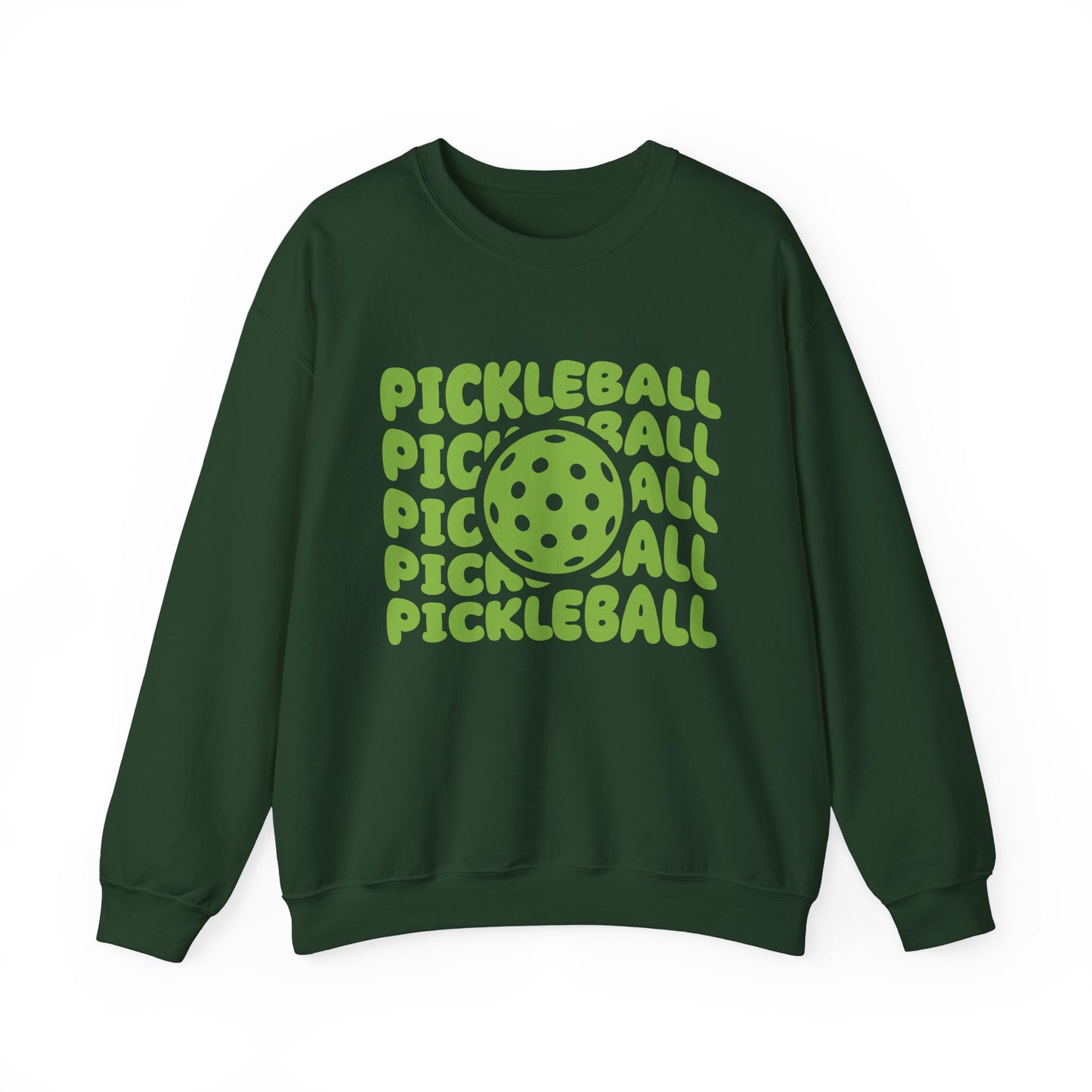 Men's Fun Pickleball Sweatshirt - Pickleball Pop Green