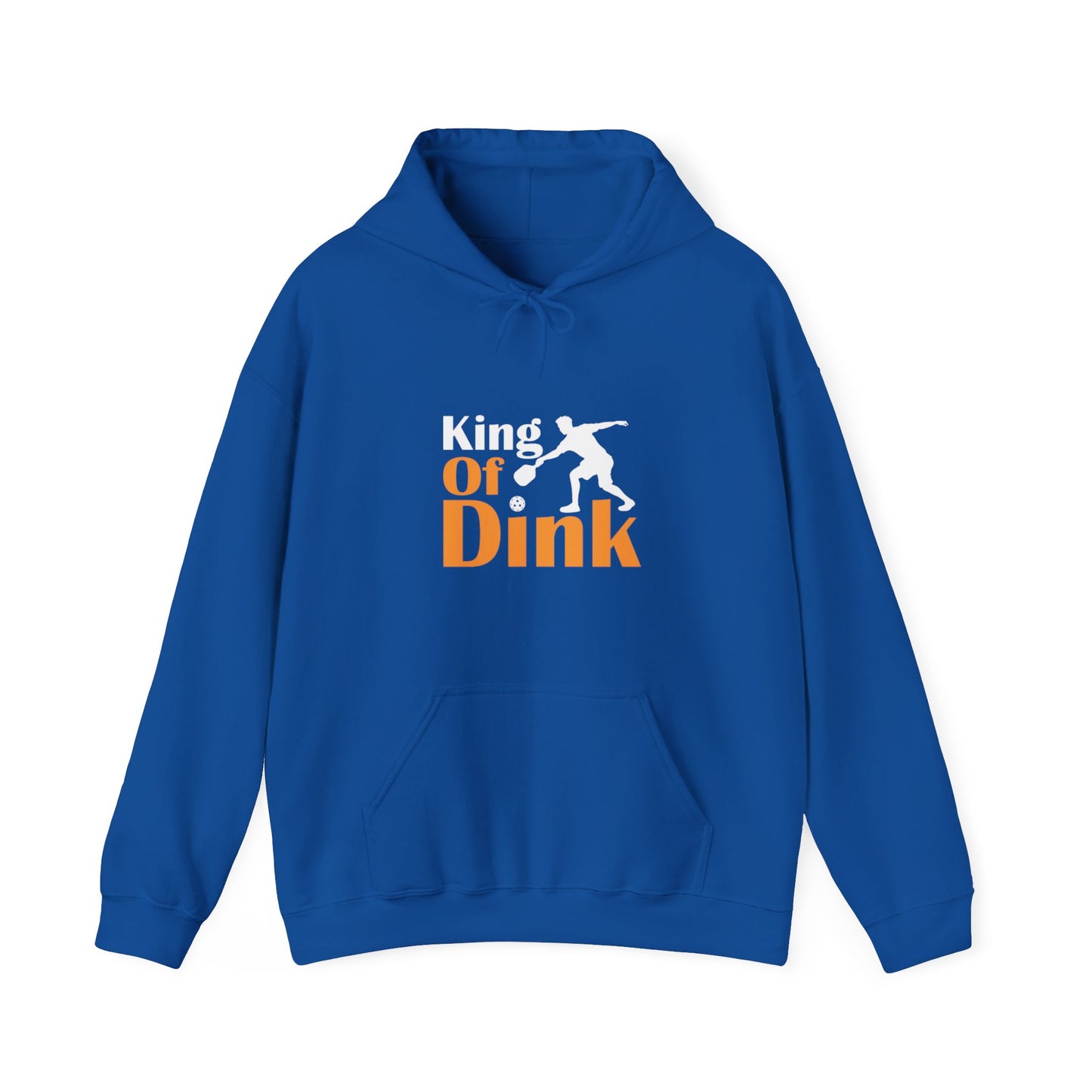 Men's Funny Pickleball Hoodie - King of Dink Royal