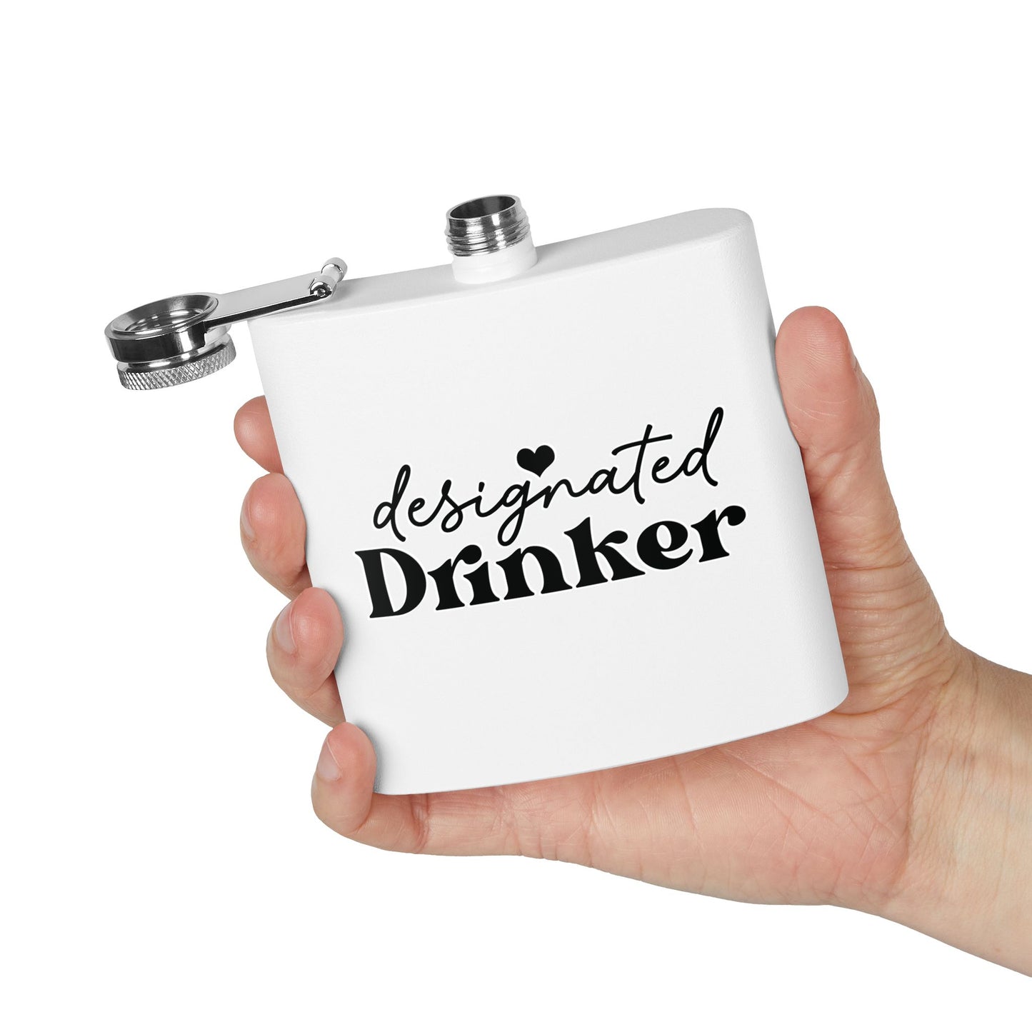 Pickleball Playful Flask - Designated Drinker