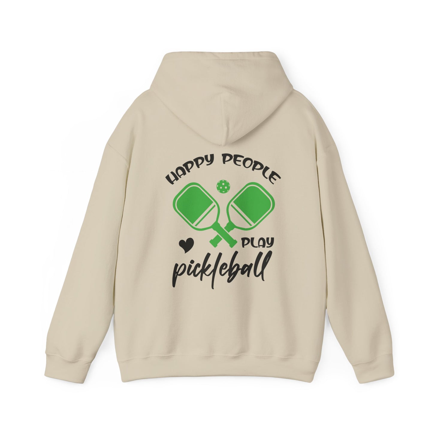 Women's Lightweight Pickleball Hoodie - Happy People Play Pickleball