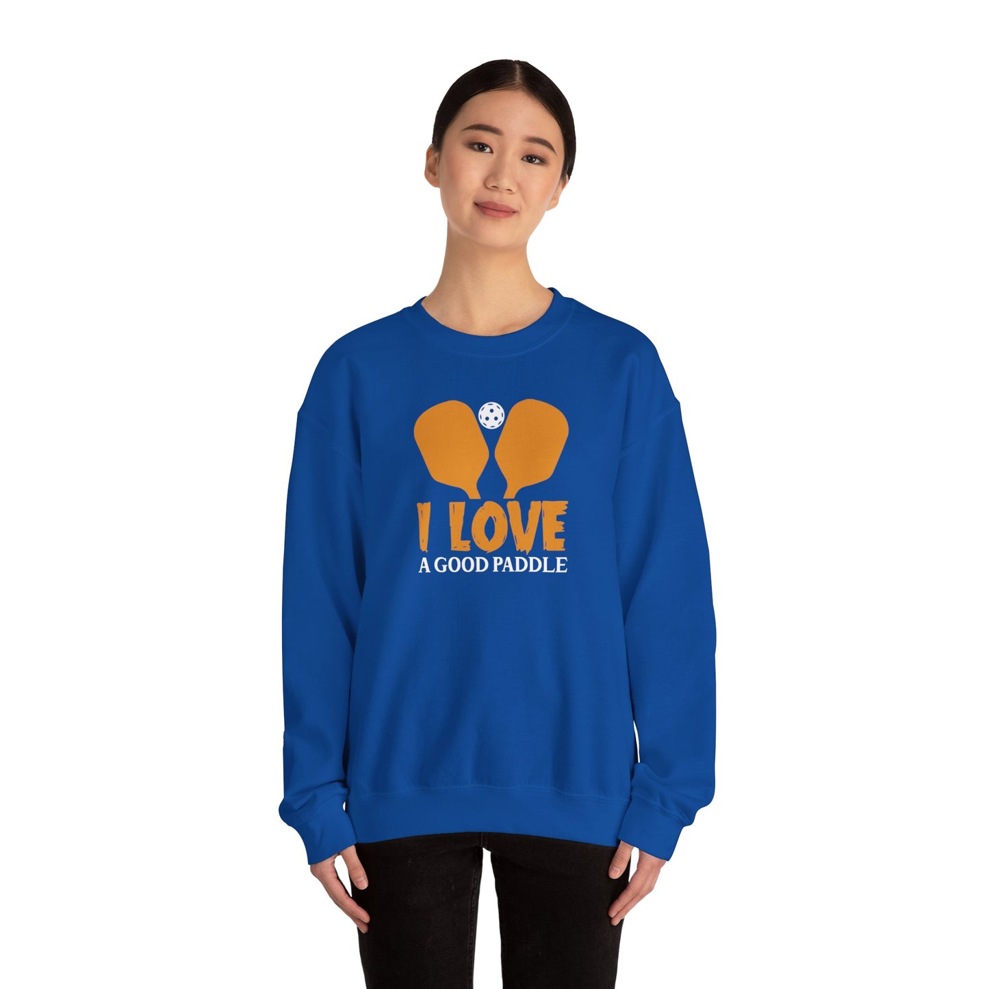 Women's Soft Pickleball Sweatshirt - I Love a Good Paddle
