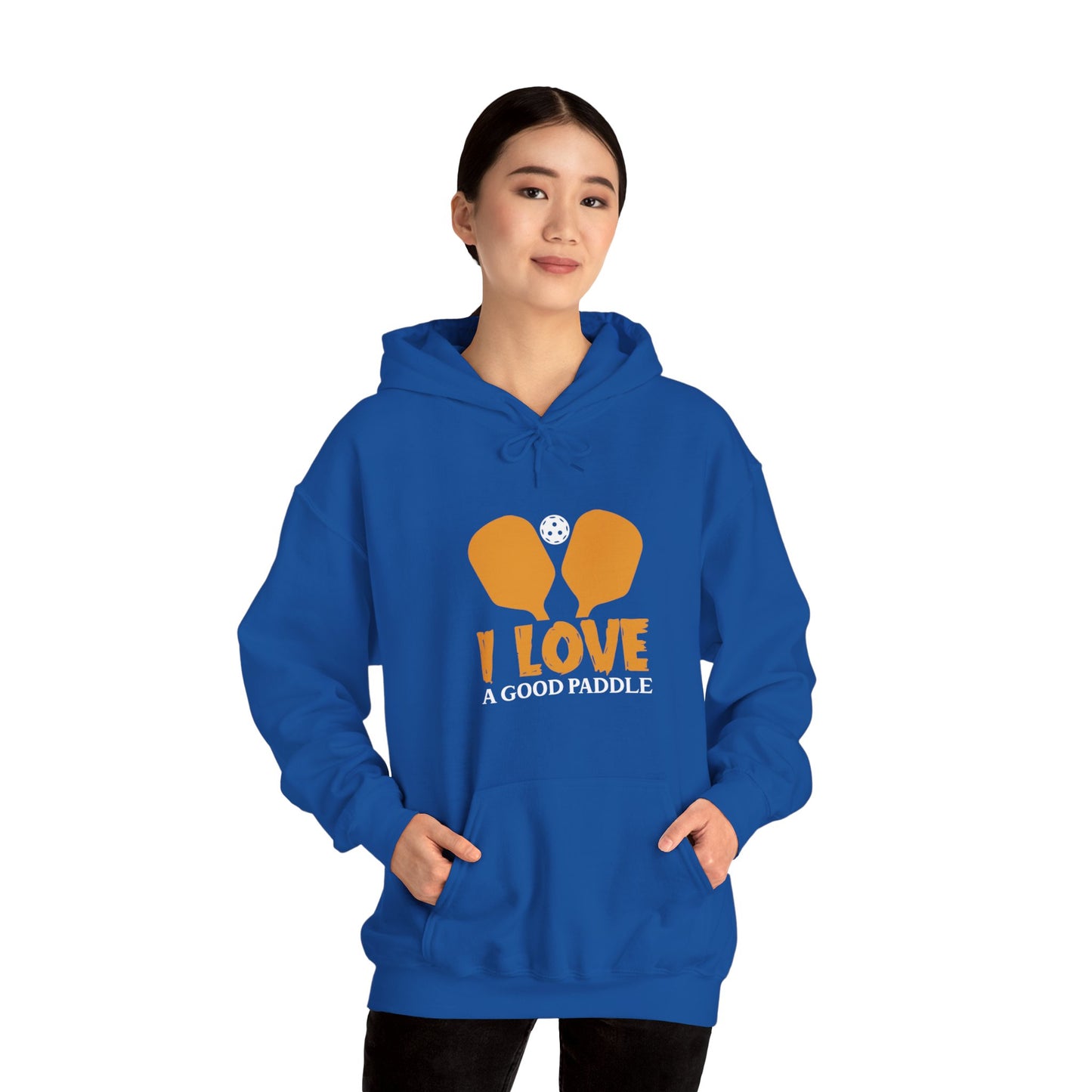 Women's Funny Pickleball Hoodie - I Love a Good Paddle