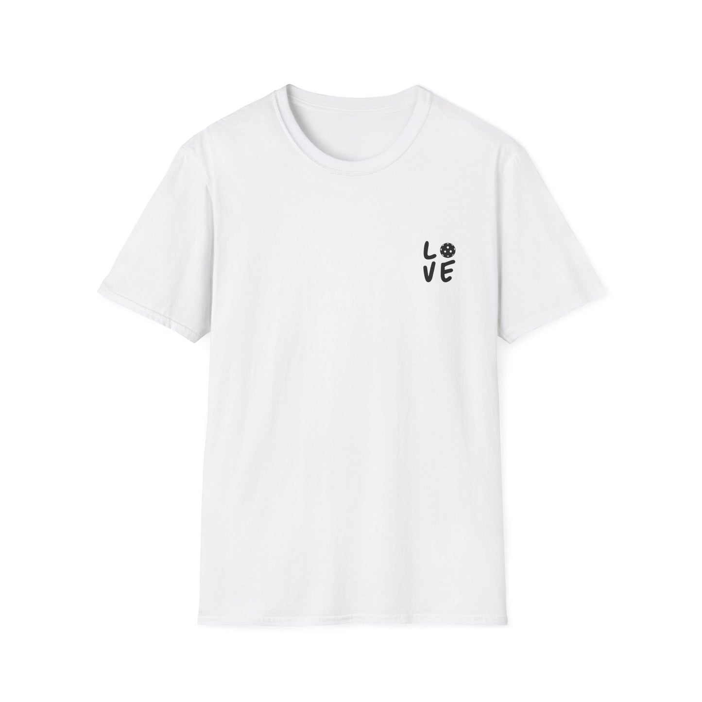 Women's Soft Pickleball T-shirt - Just a Girl Who Loves Pickleball White